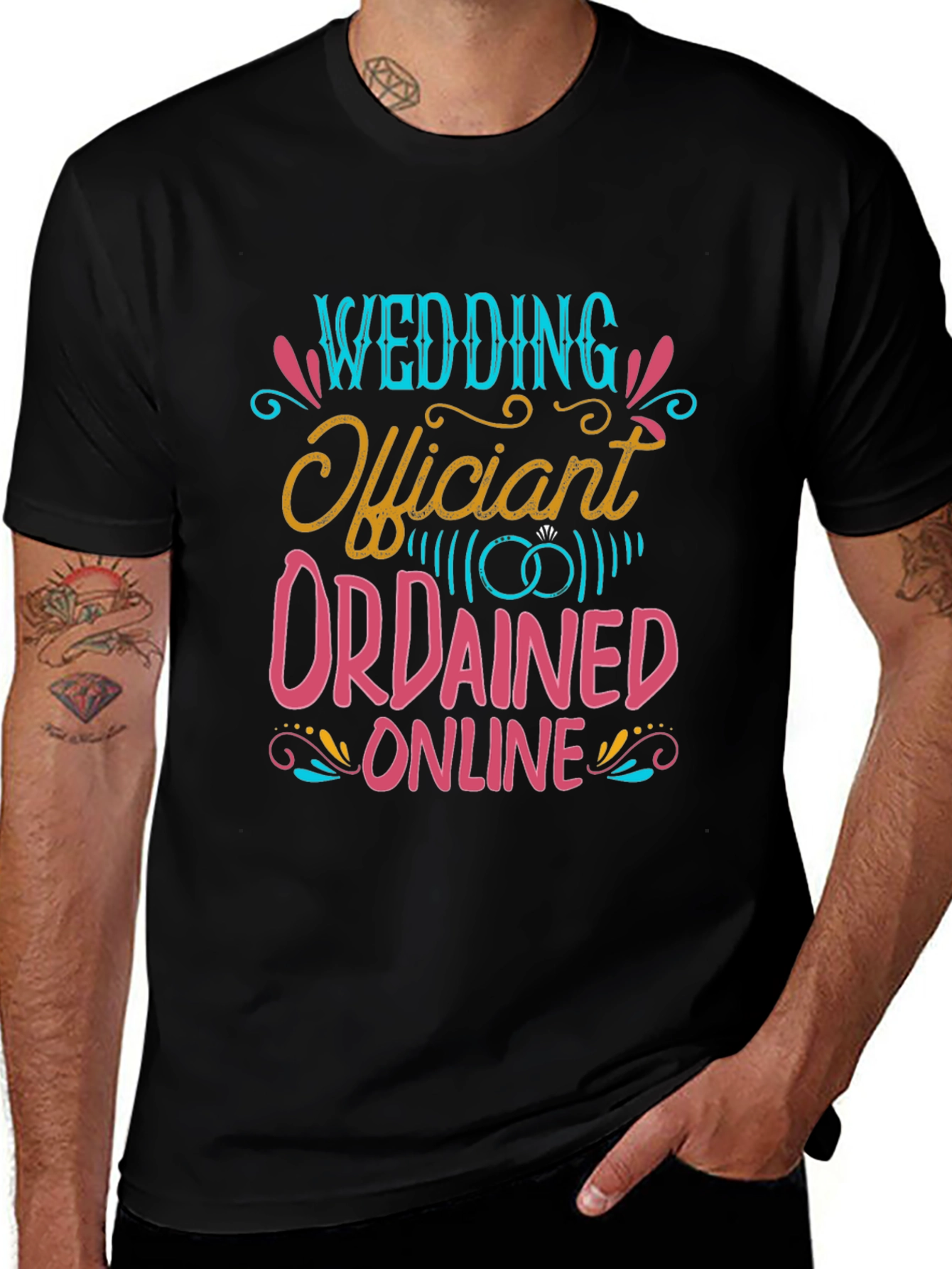 Variant 13 of Wedding Officiant Ordained Online T-Shirt