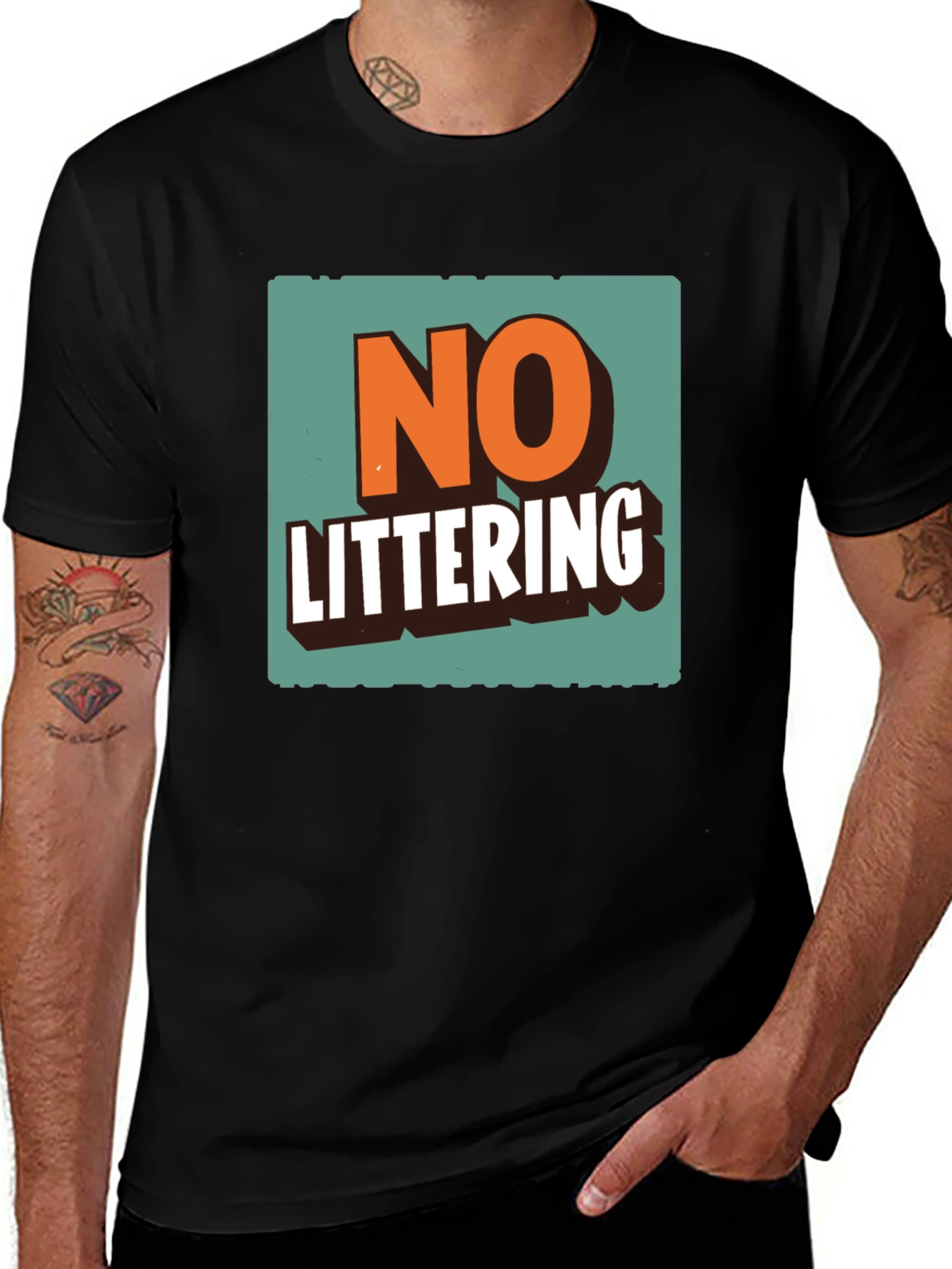 No Littering Graphic Tee