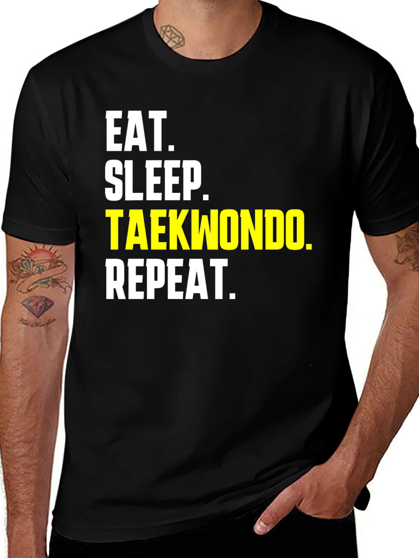 Eat Sleep Taekwondo Repeat T-Shirt