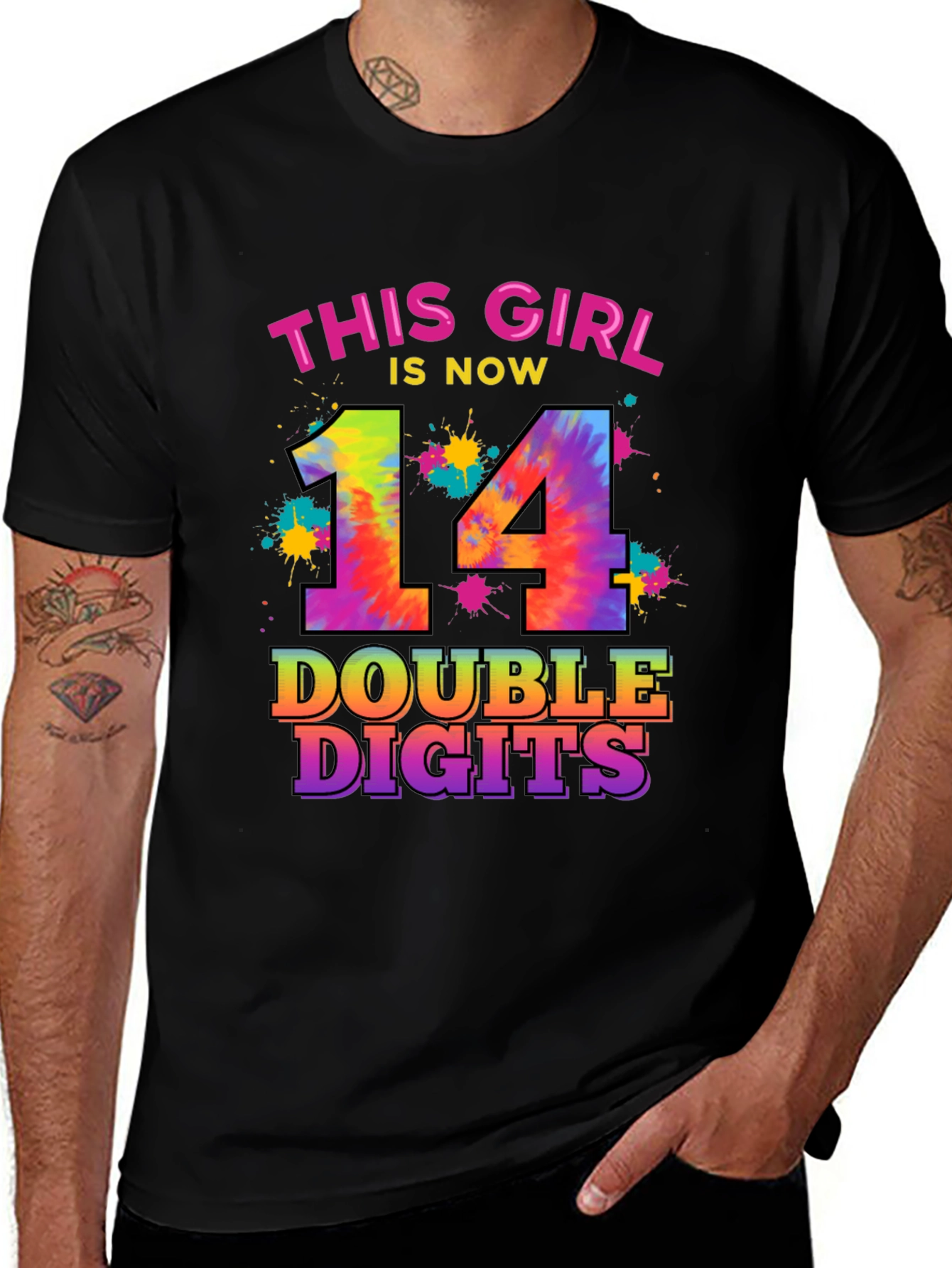 This Girl is Now 14 T-Shirt - Double Digits