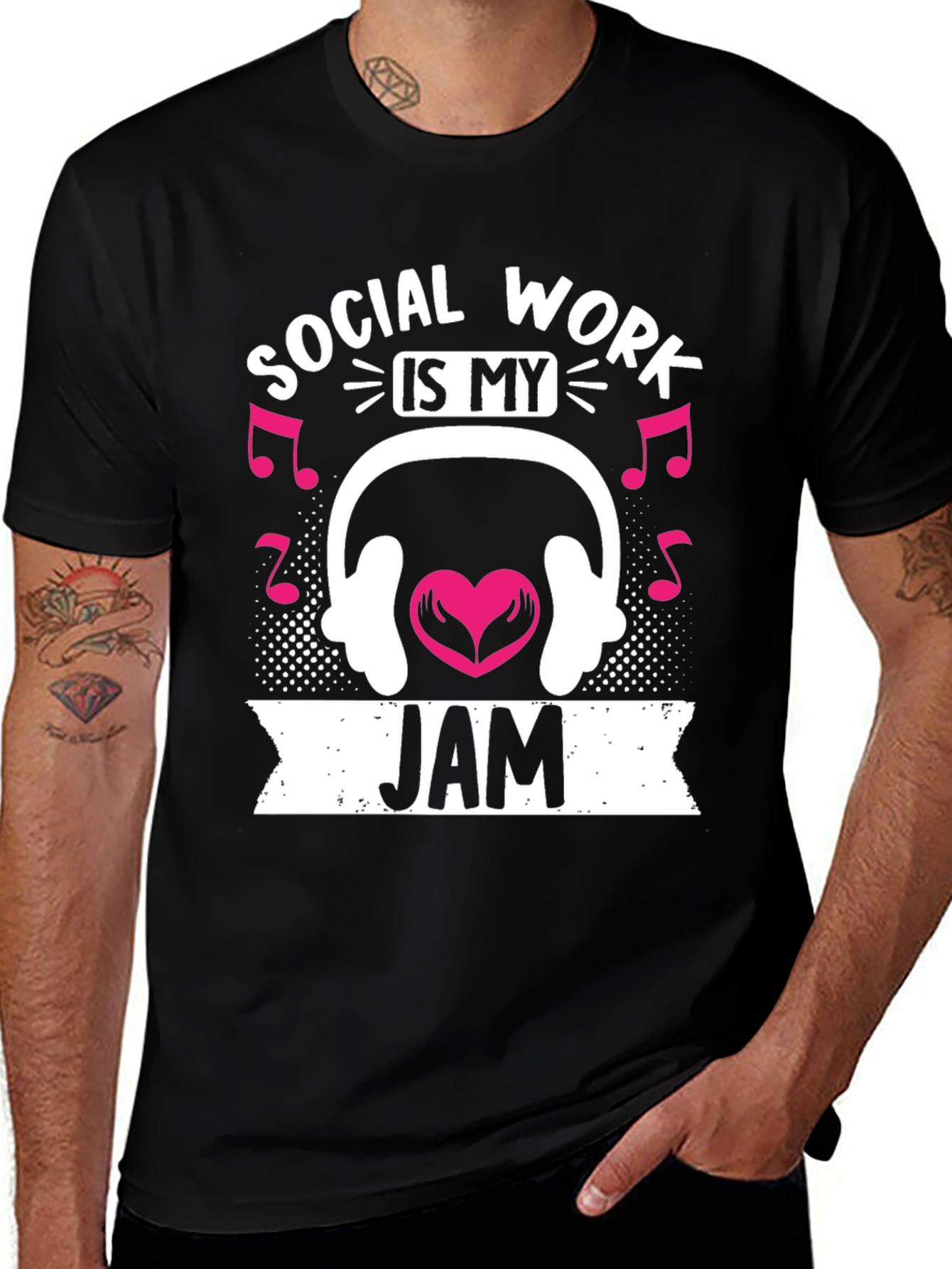 Variant 22 of Social Work is My Jam T-Shirt