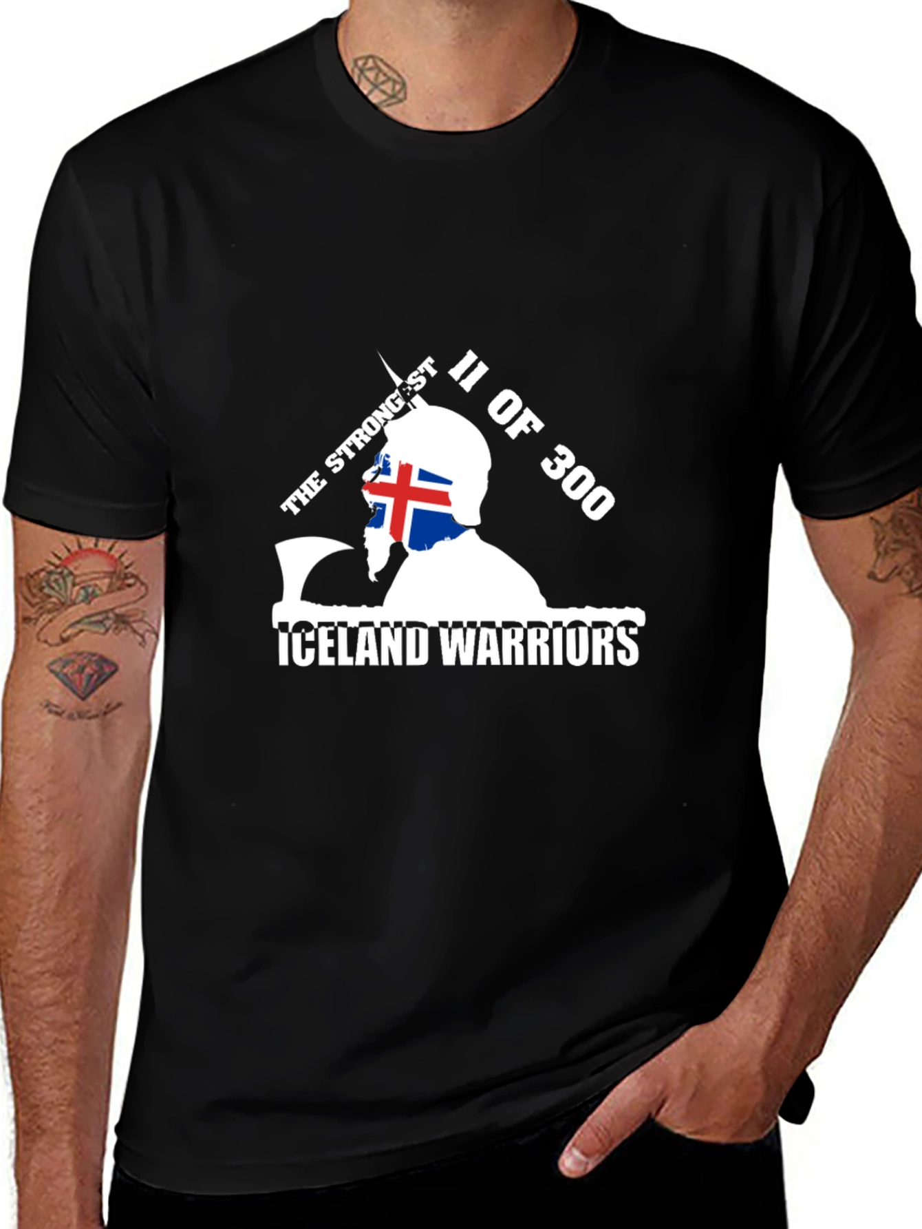 Iceland Warrior T-Shirt: The Strongest II of 300