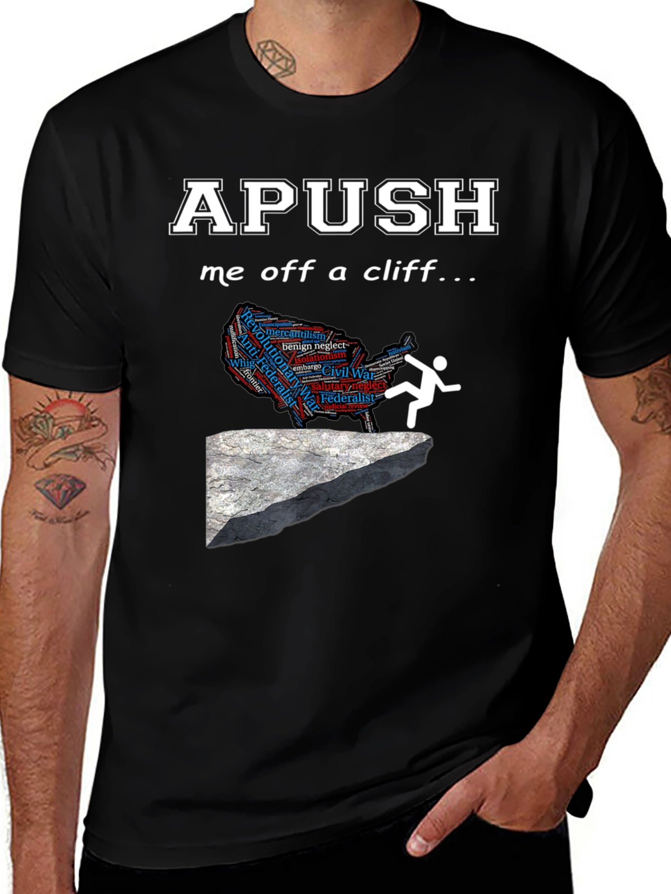 APUSH Cliff T-Shirt - Funny US History Tee