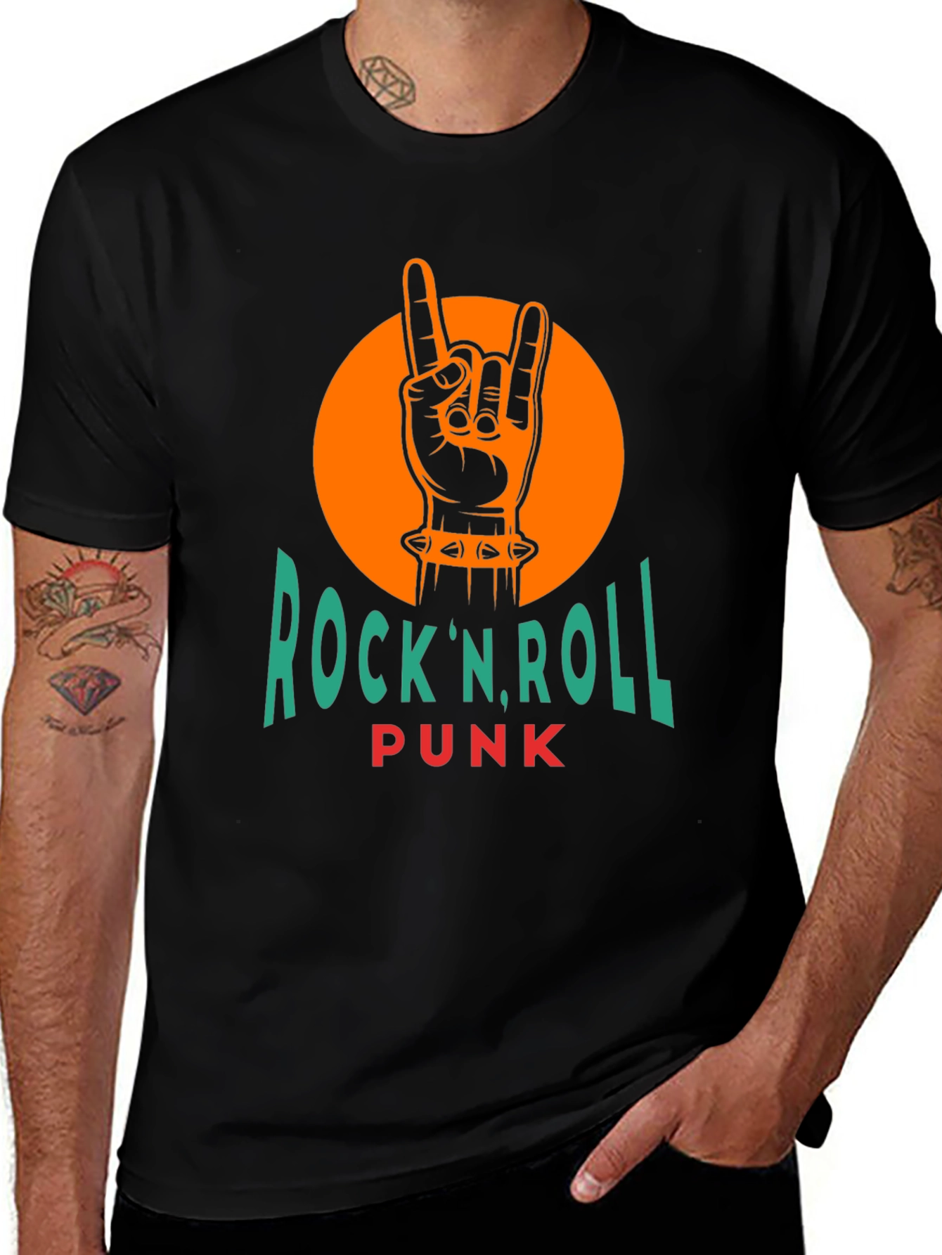 Variant 25 of Rock N' Roll Punk Graphic Tee