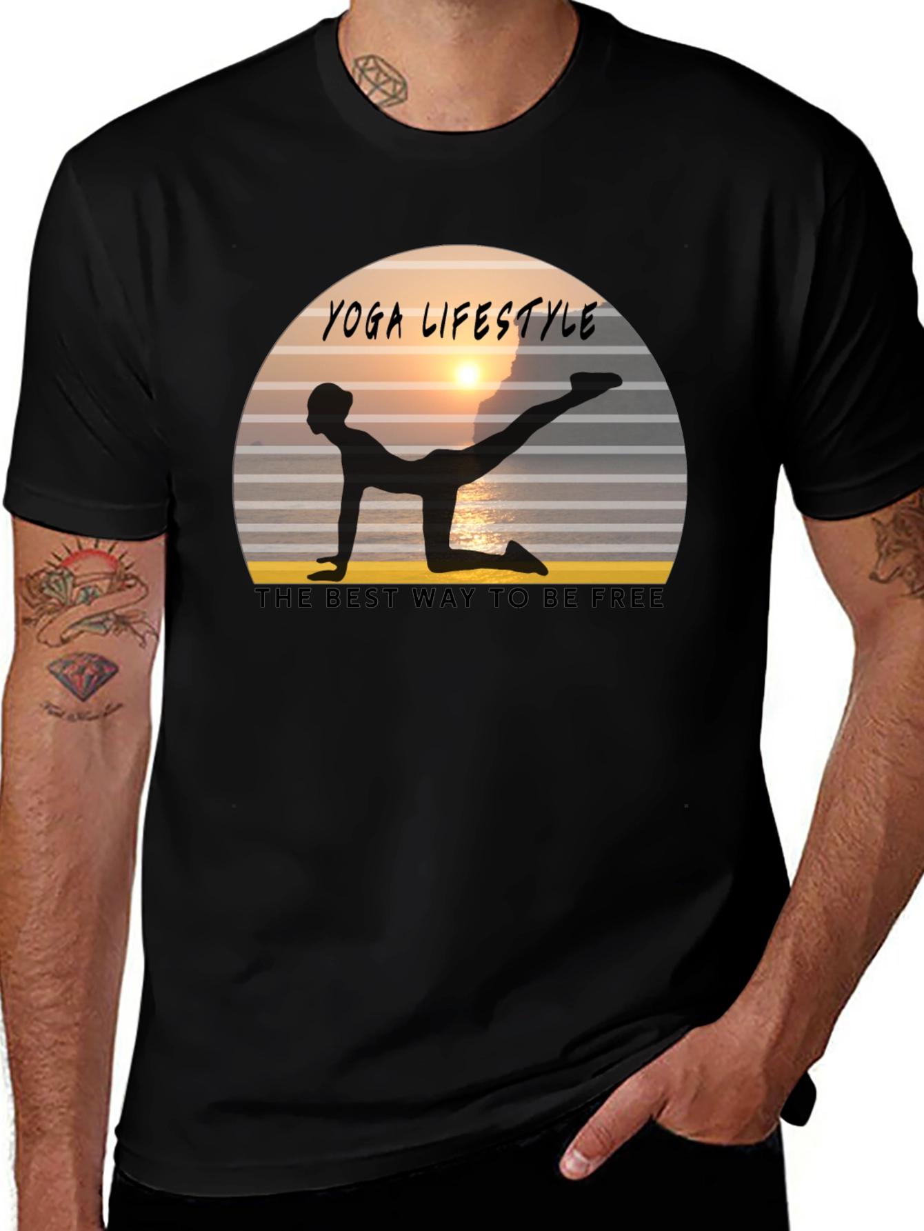Variant 7 of Yoga Lifestyle Graphic Tee
