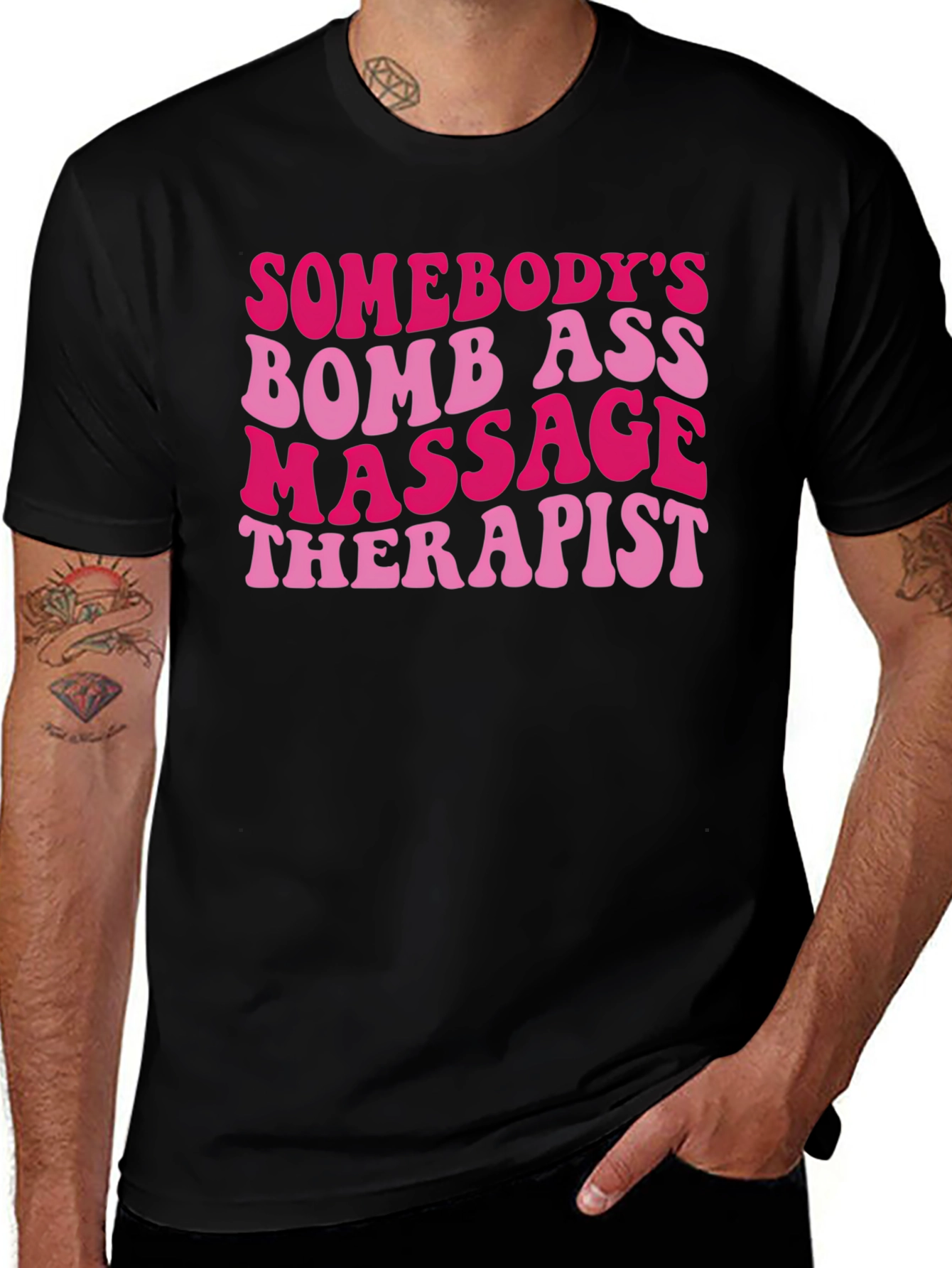 Variant 20 of Bomb Ass Massage Therapist T-Shirt