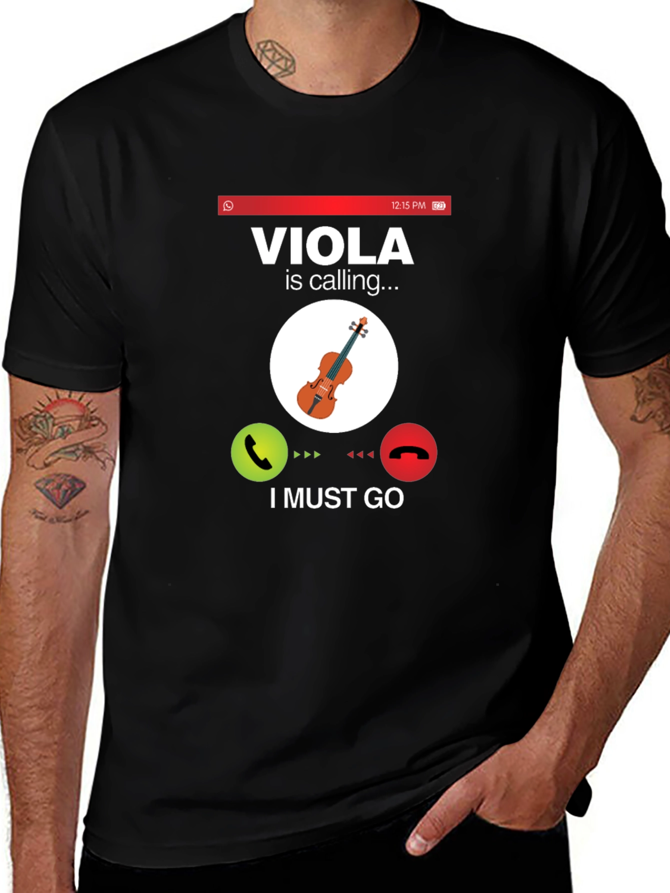 Variant 24 of Viola Calling T-Shirt - Funny Musician Tee