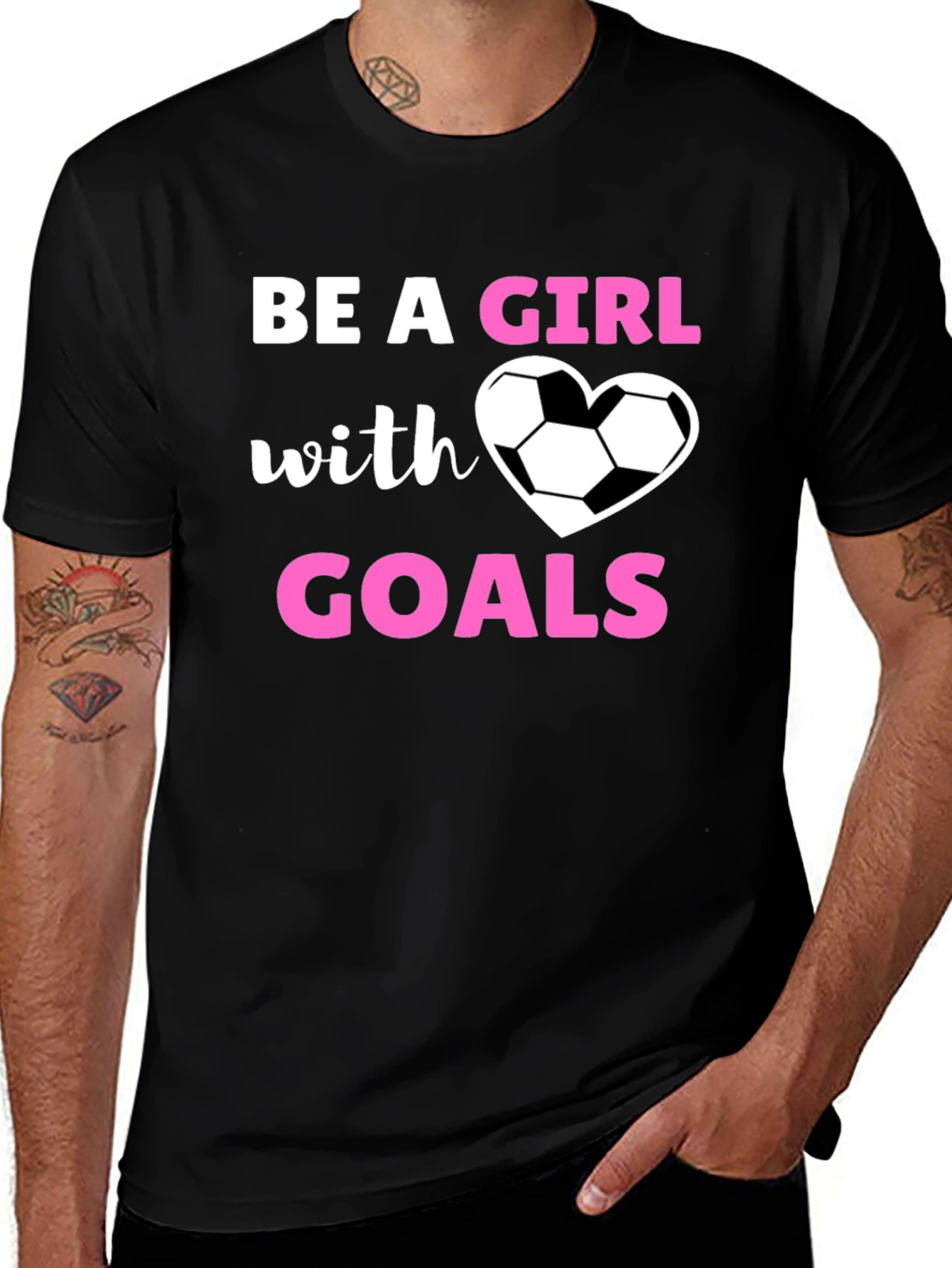 Variant 27 of Be A Girl with Goals T-Shirt