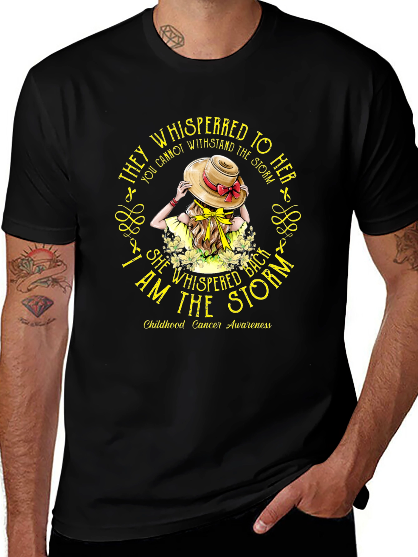 Childhood Cancer Awareness 'I Am The Storm' T-Shirt