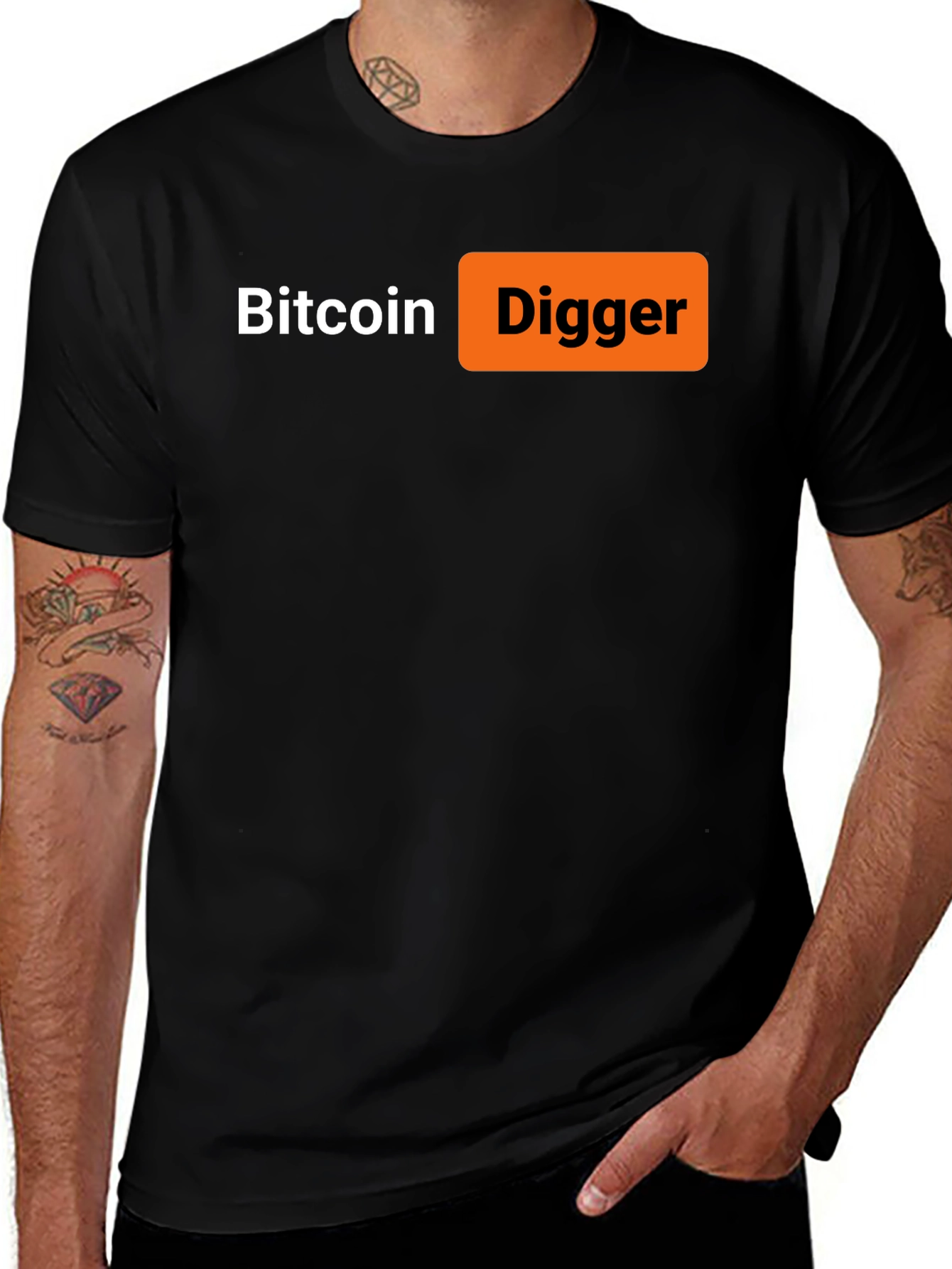 Bitcoin Digger T-Shirt - Crypto Miner Tee