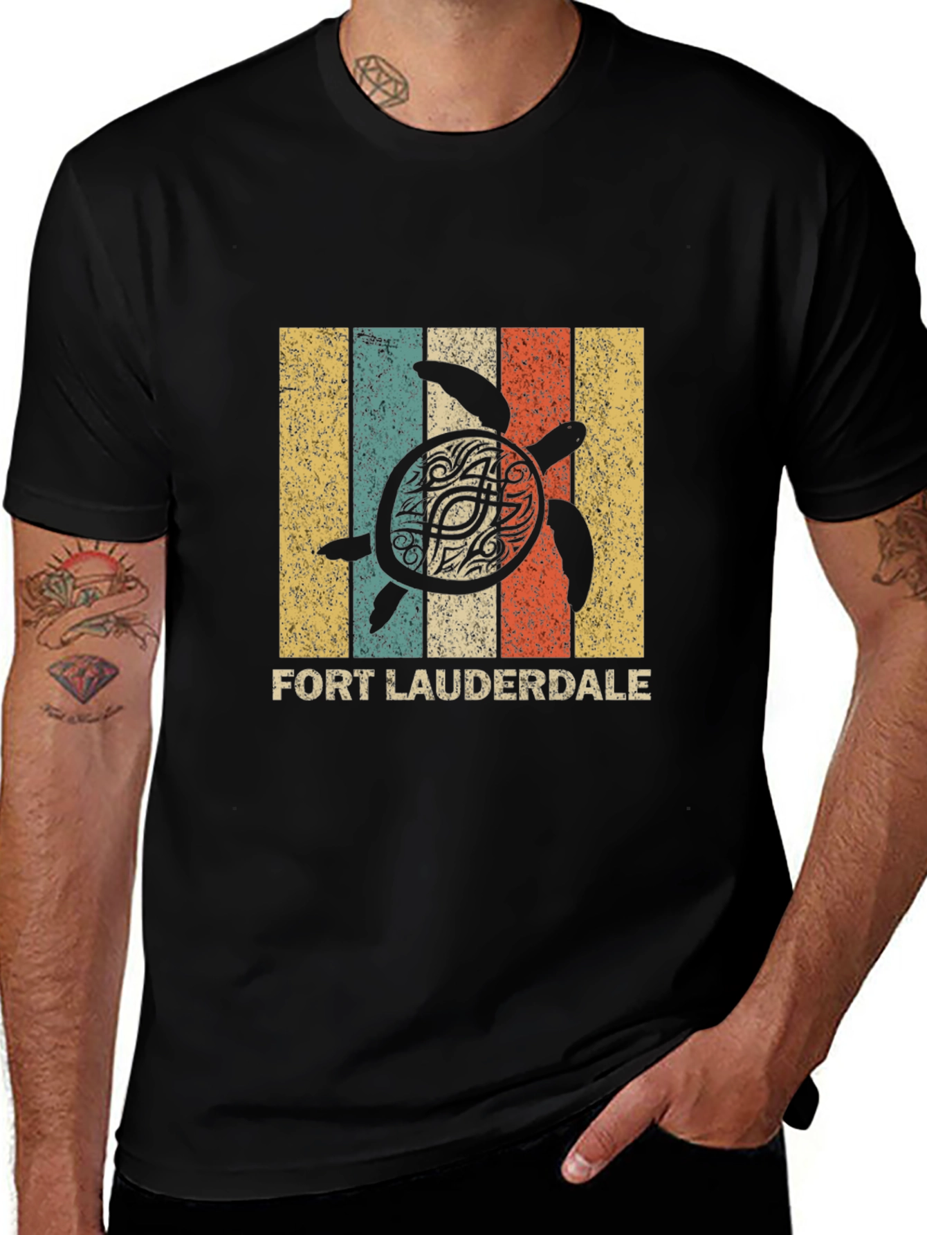 Variant 29 of Fort Lauderdale Turtle Graphic Tee