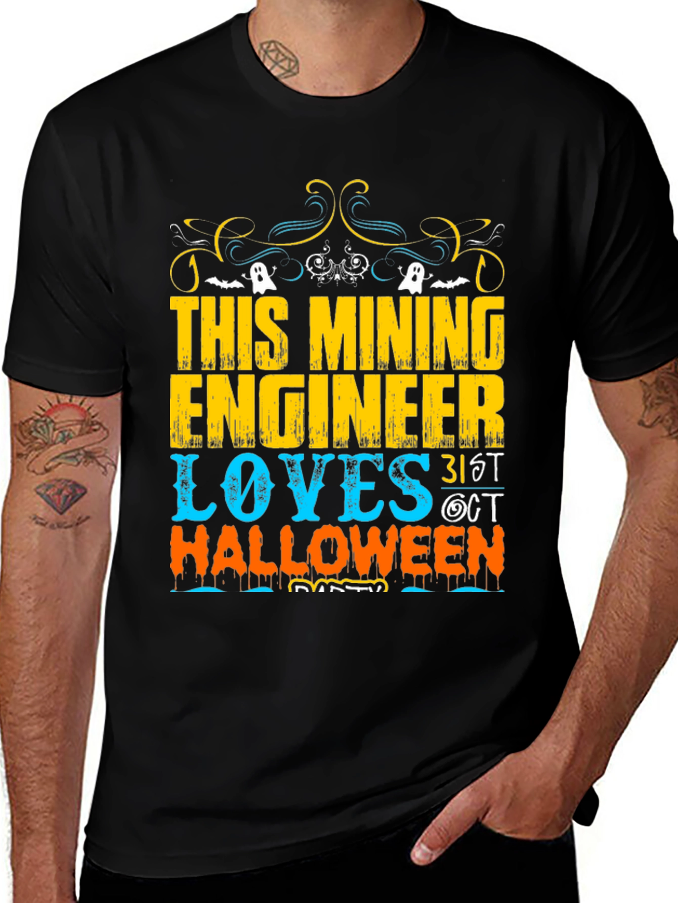 Mining Engineer Halloween T-Shirt