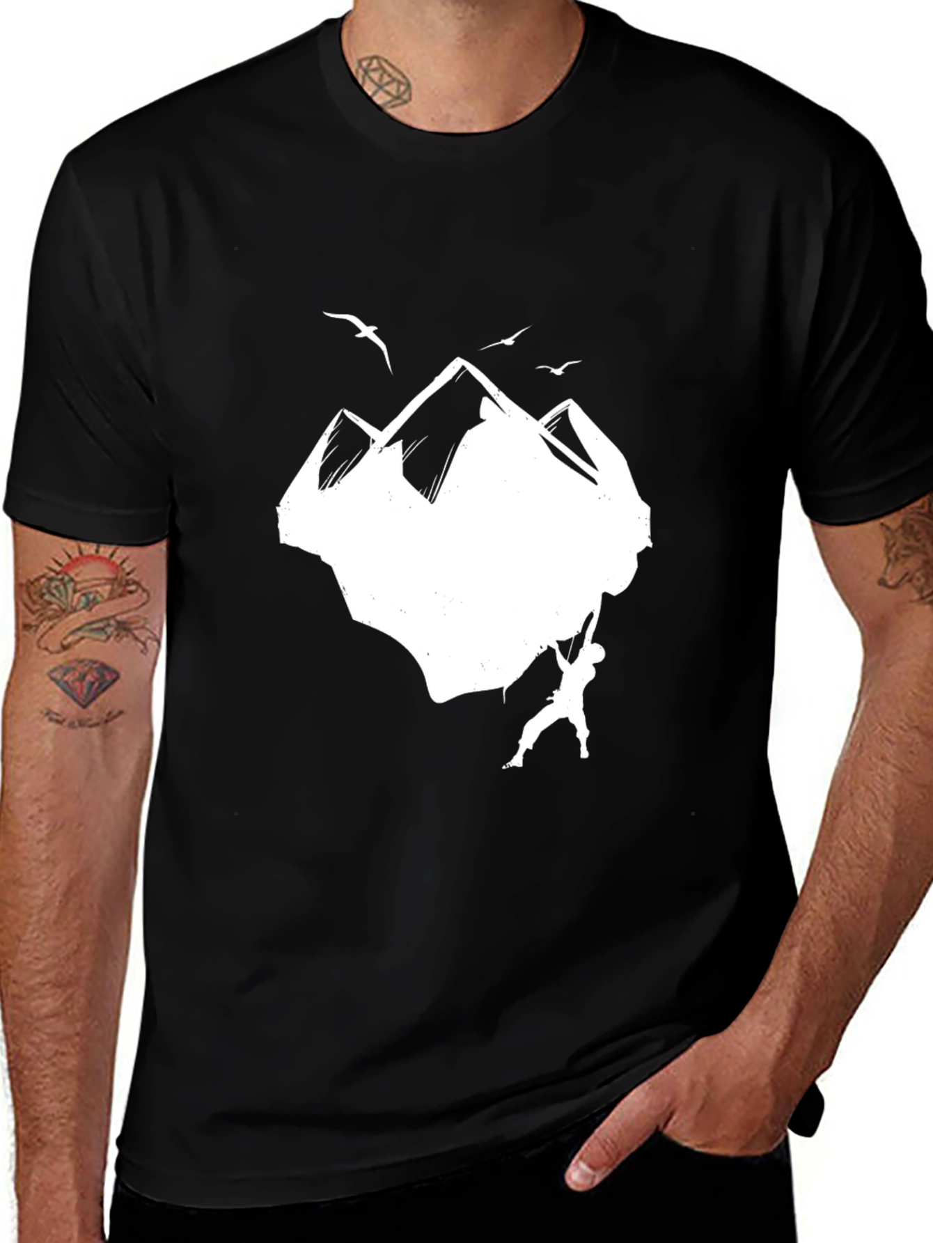Variant 18 of Mountain Climbing Graphic Tee - Adventure Awaits