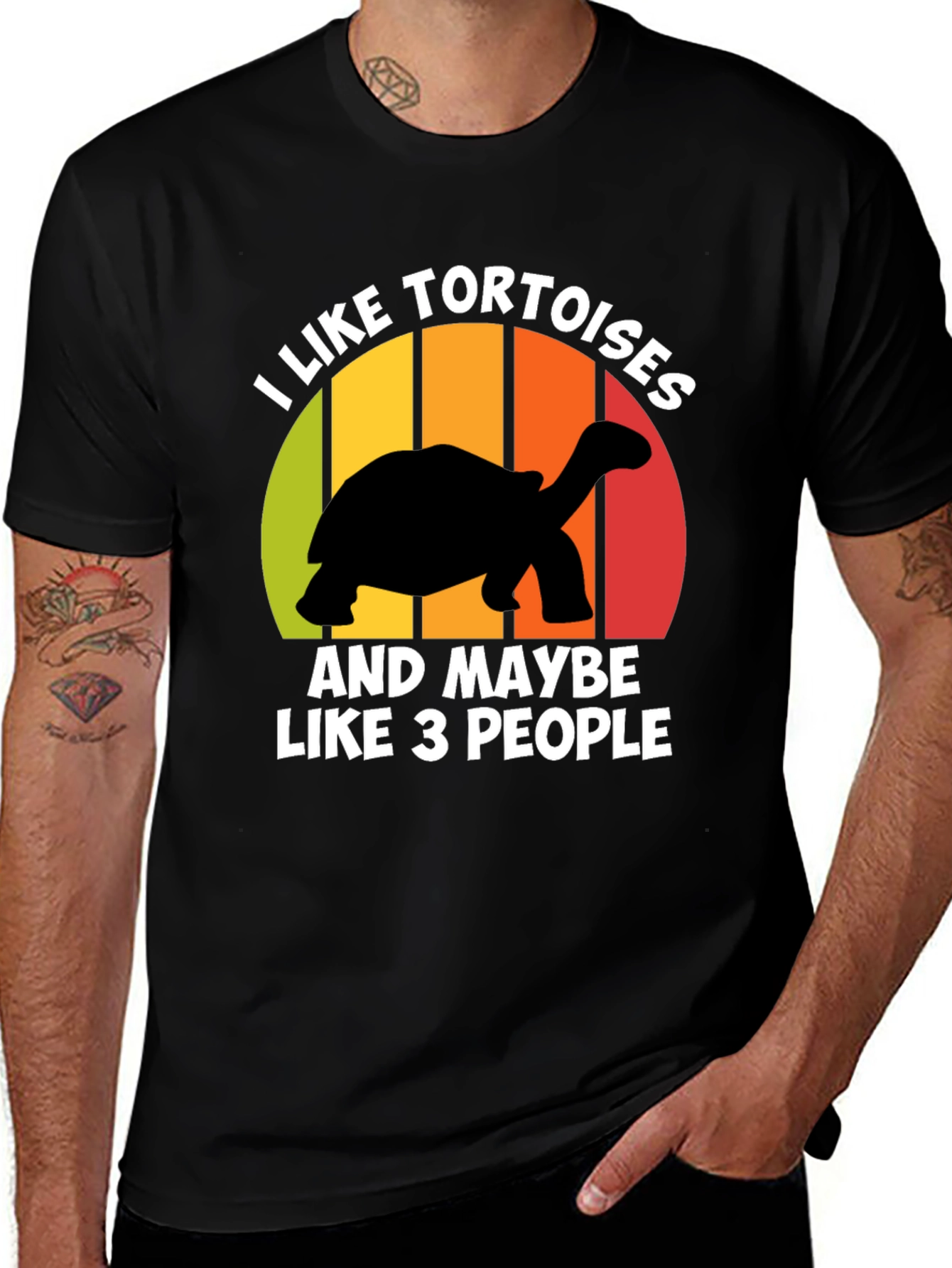 Variant 16 of Tortoise Lover Graphic Tee - I Like Tortoises Shirt