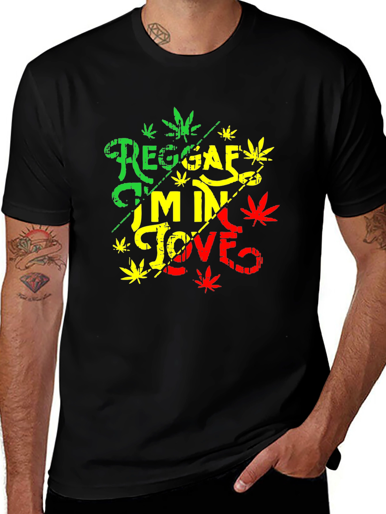 Variant 11 of Reggae I'm In Love Graphic T-Shirt