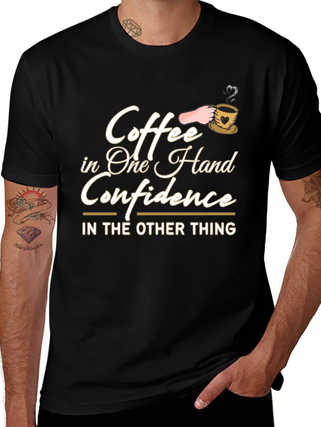 Variant 18 of Coffee Confidence Graphic Tee