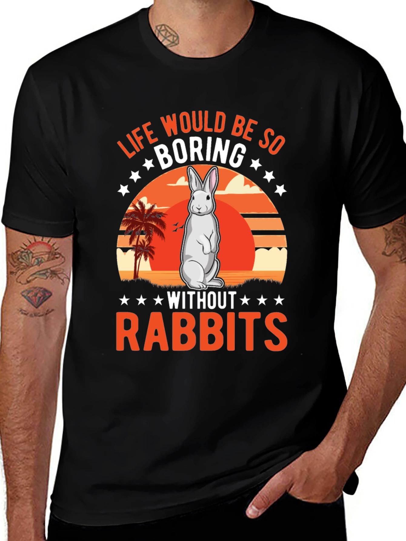 Variant 27 of Life Would Be So Boring Without Rabbits T-Shirt