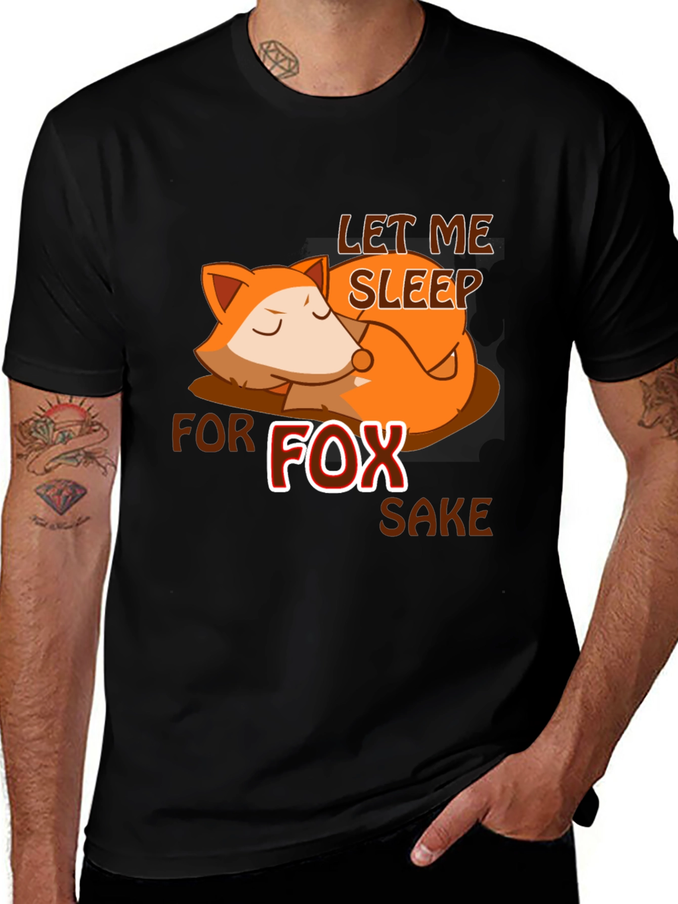 Variant 24 of Let Me Sleep for Fox Sake T-Shirt