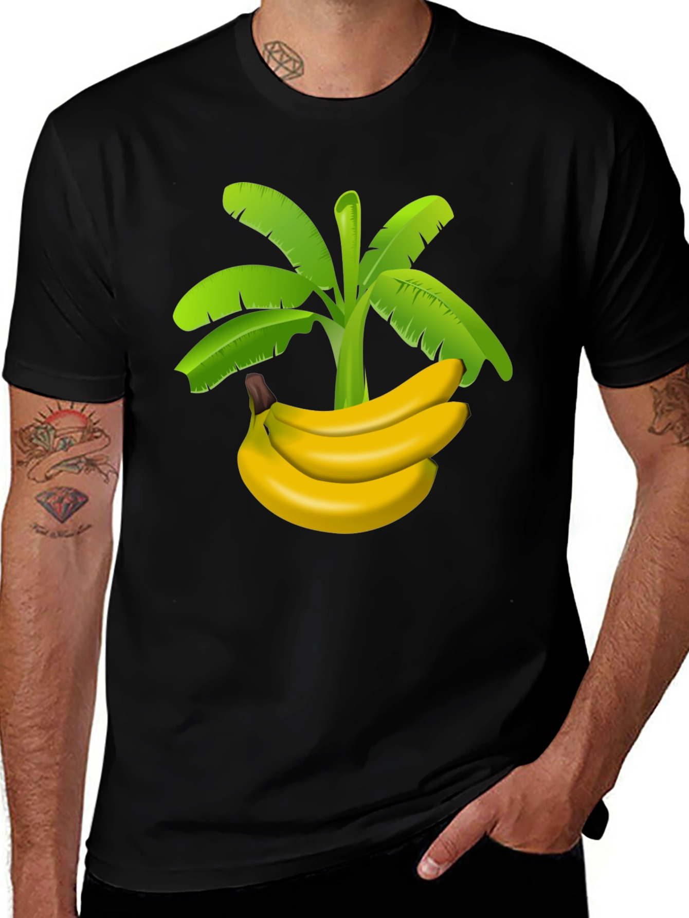 Variant 22 of Banana Tree Graphic Print T-Shirt
