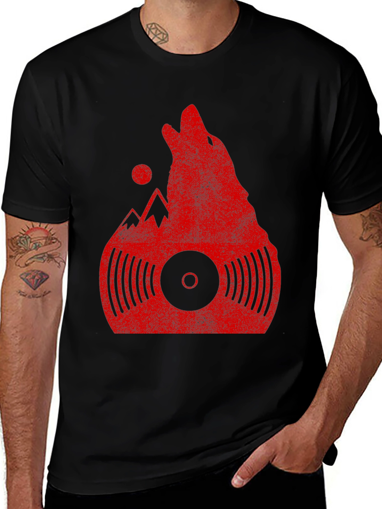 Variant 5 of Wolf Mountain Record Graphic Tee