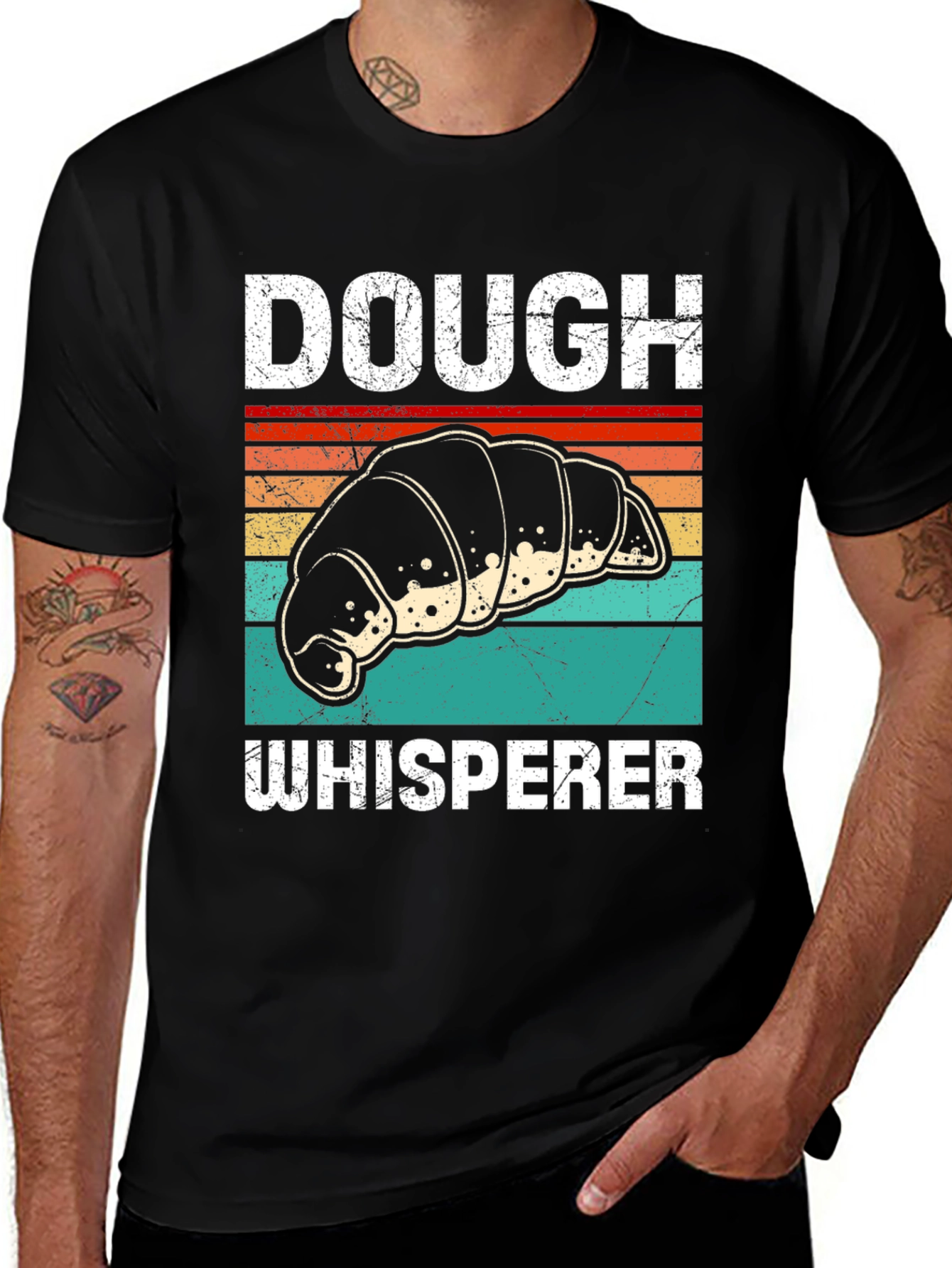 Variant 29 of Dough Whisperer Croissant T-Shirt