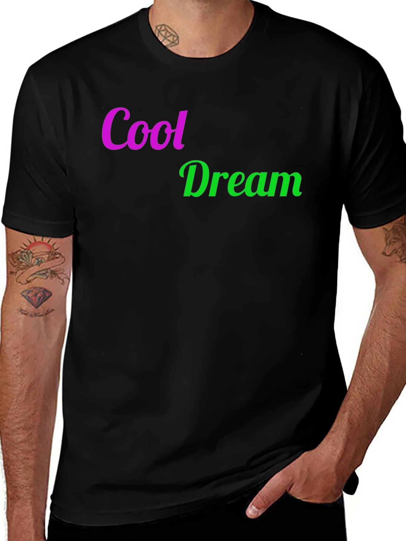 Variant 21 of Cool Dream Black T-Shirt