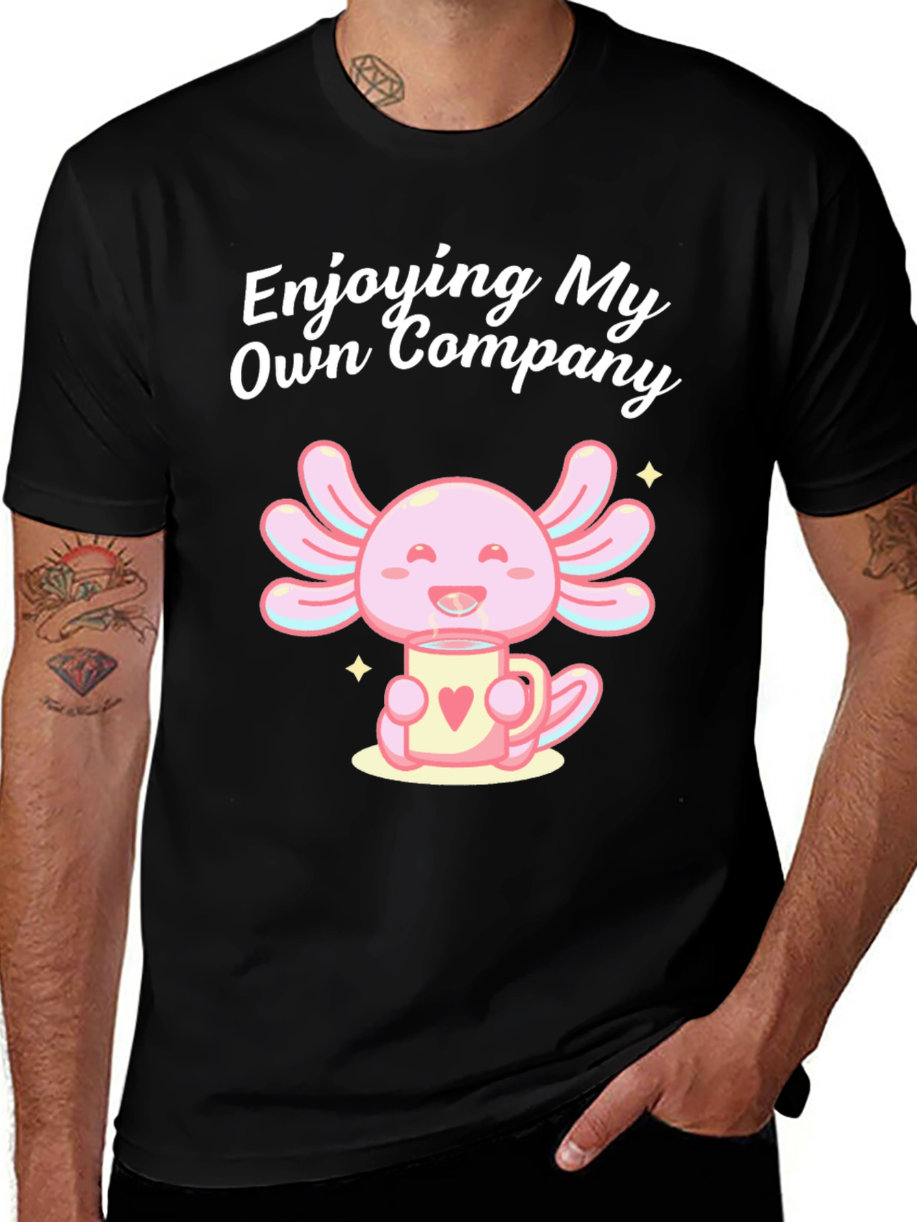 Variant 22 of Enjoying My Own Company Axolotl T-Shirt