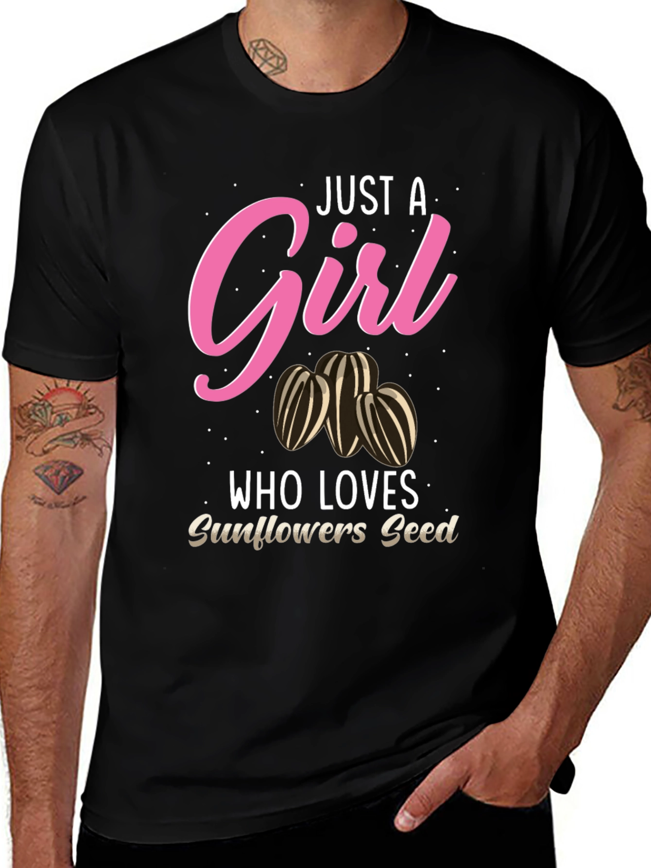 Variant 13 of Just A Girl Who Loves Sunflower Seeds T-Shirt