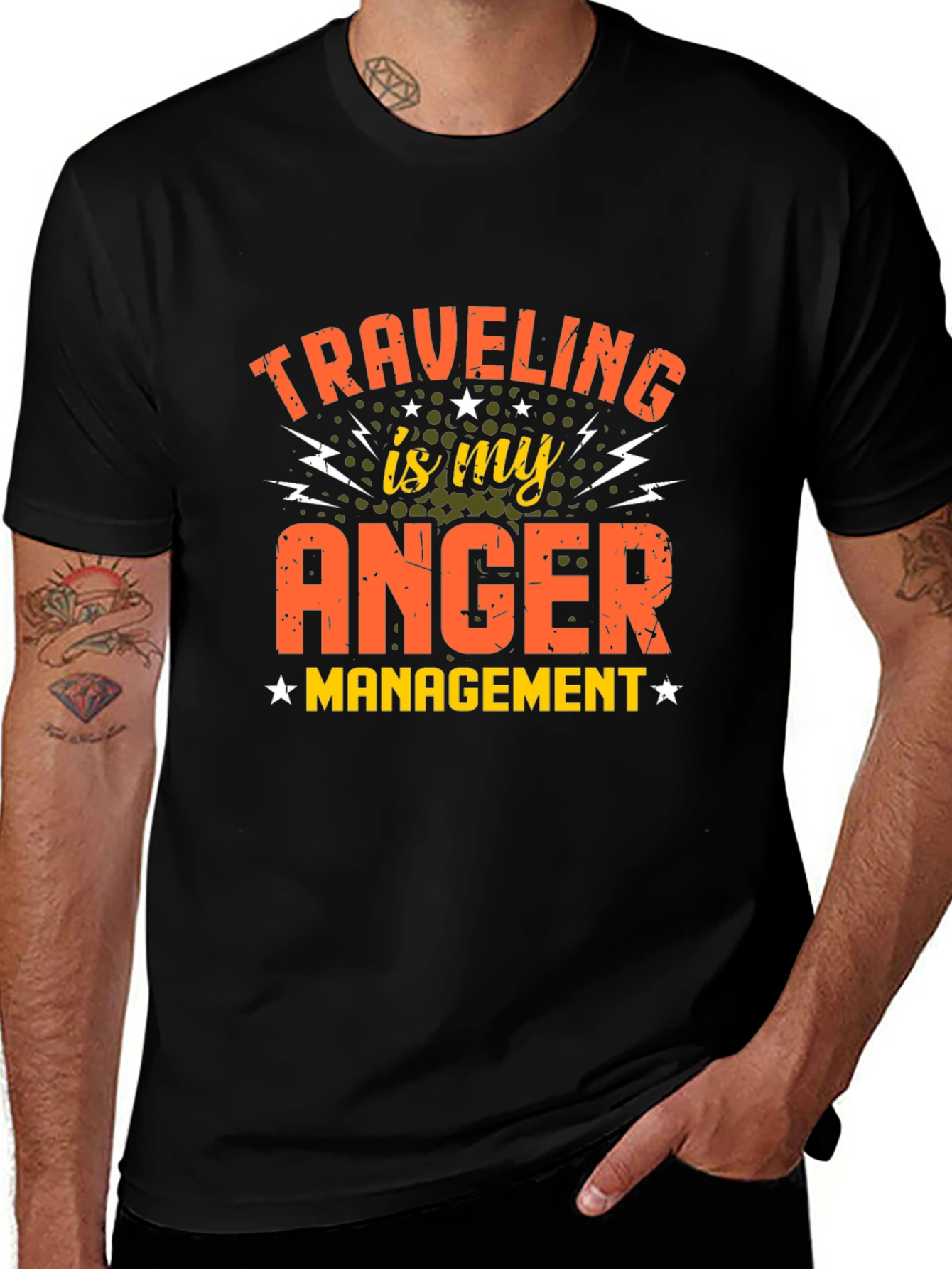 Variant 16 of Traveling is My Anger Management T-Shirt