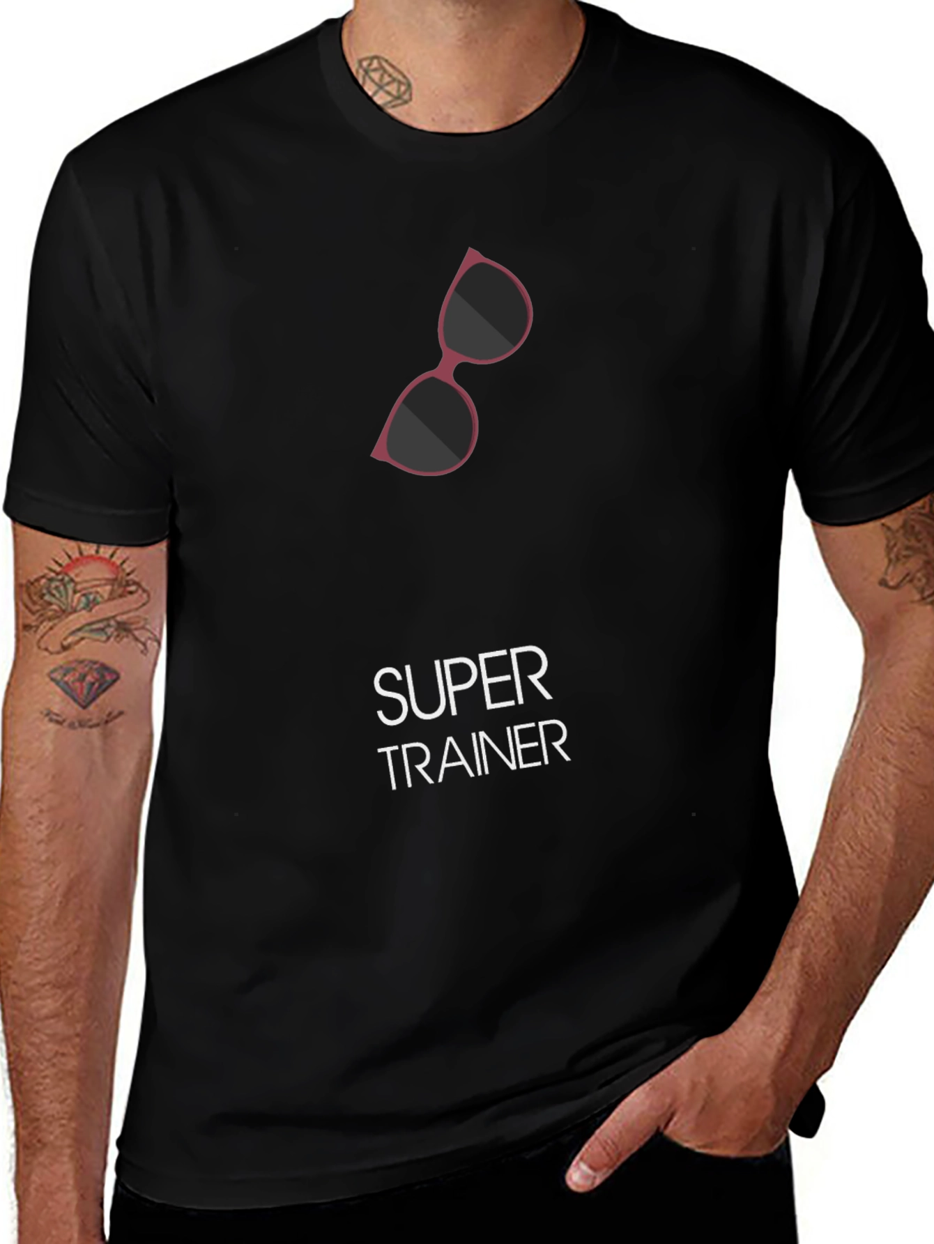 Variant 28 of Super Trainer Black Graphic T-Shirt
