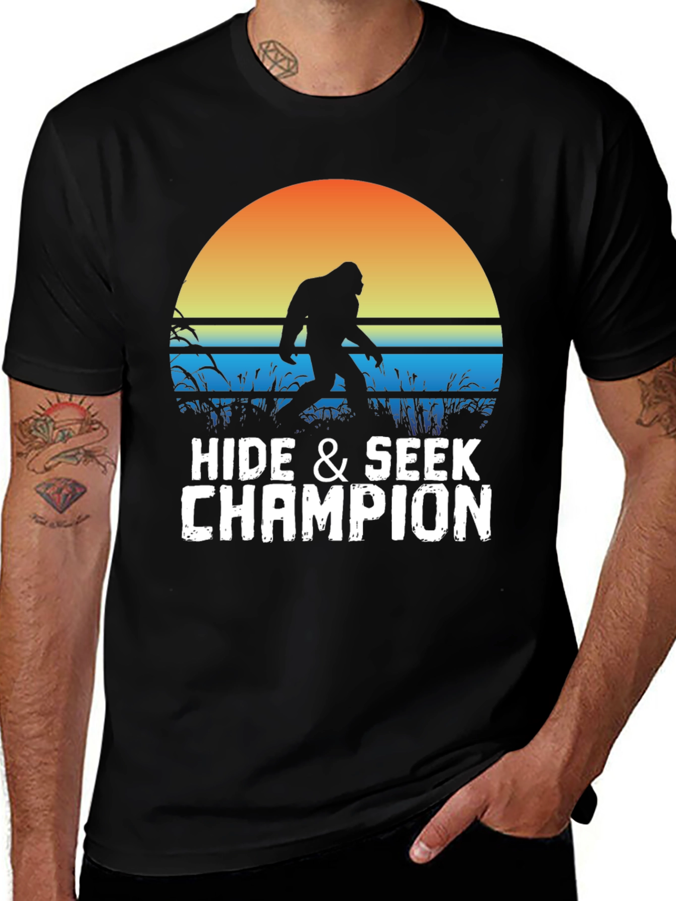 Variant 19 of Hide & Seek Champion Bigfoot T-Shirt