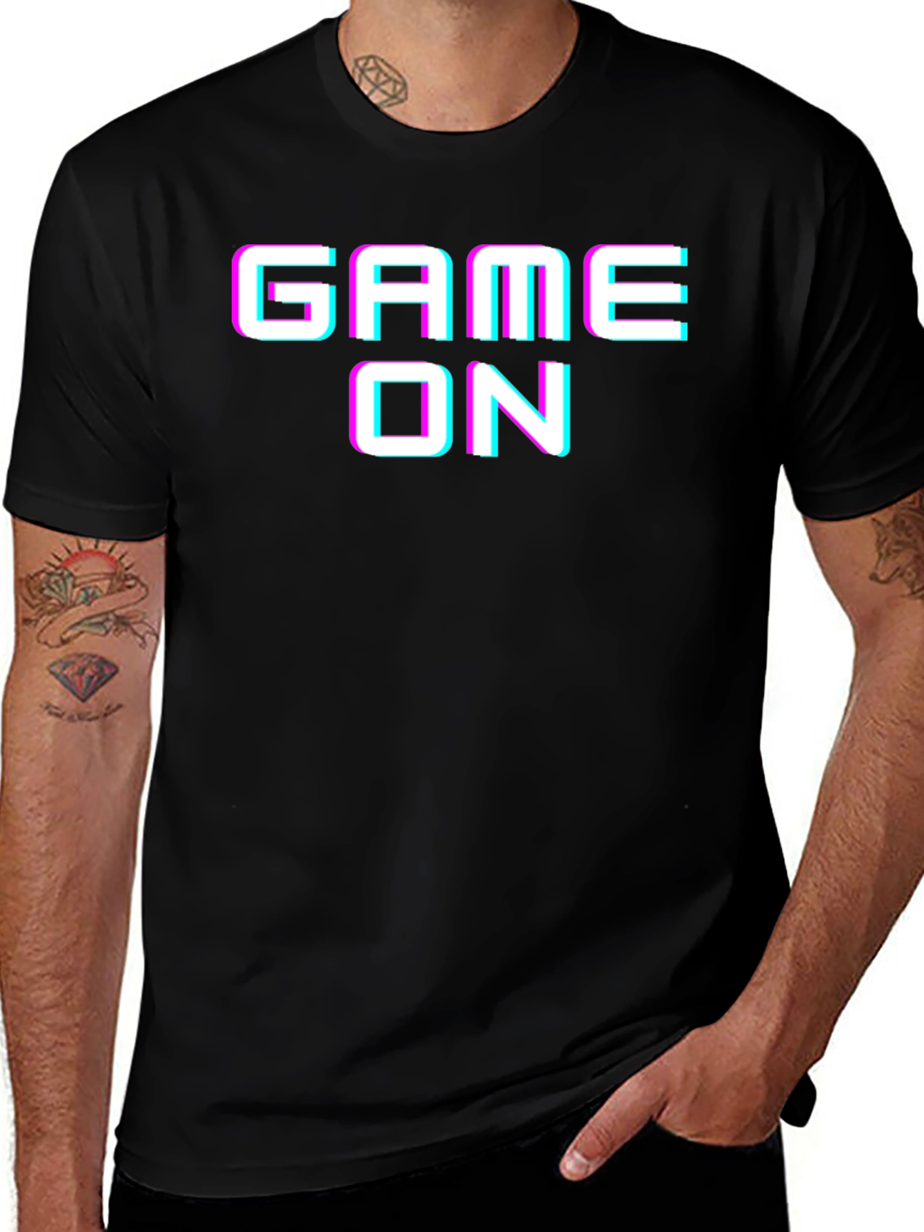 Variant 10 of Game On T-Shirt - Retro Style Gamer Tee