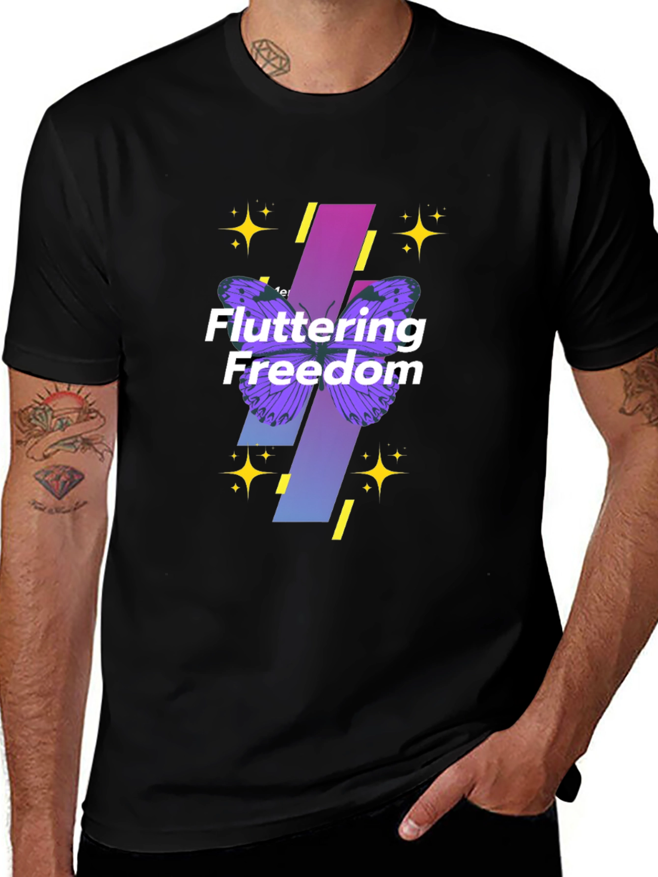 Variant 27 of Fluttering Freedom Graphic T-Shirt