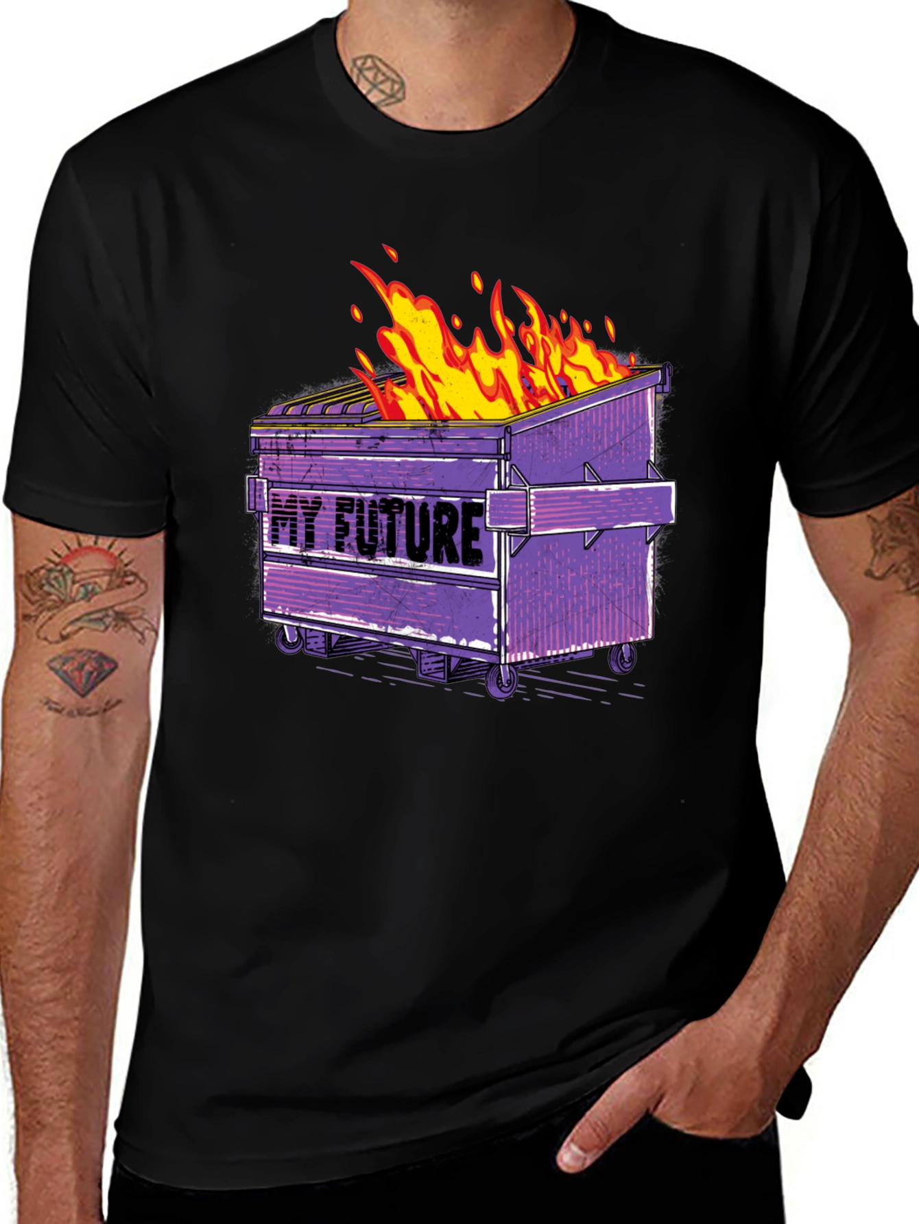 Variant 24 of My Future Dumpster Fire T-Shirt
