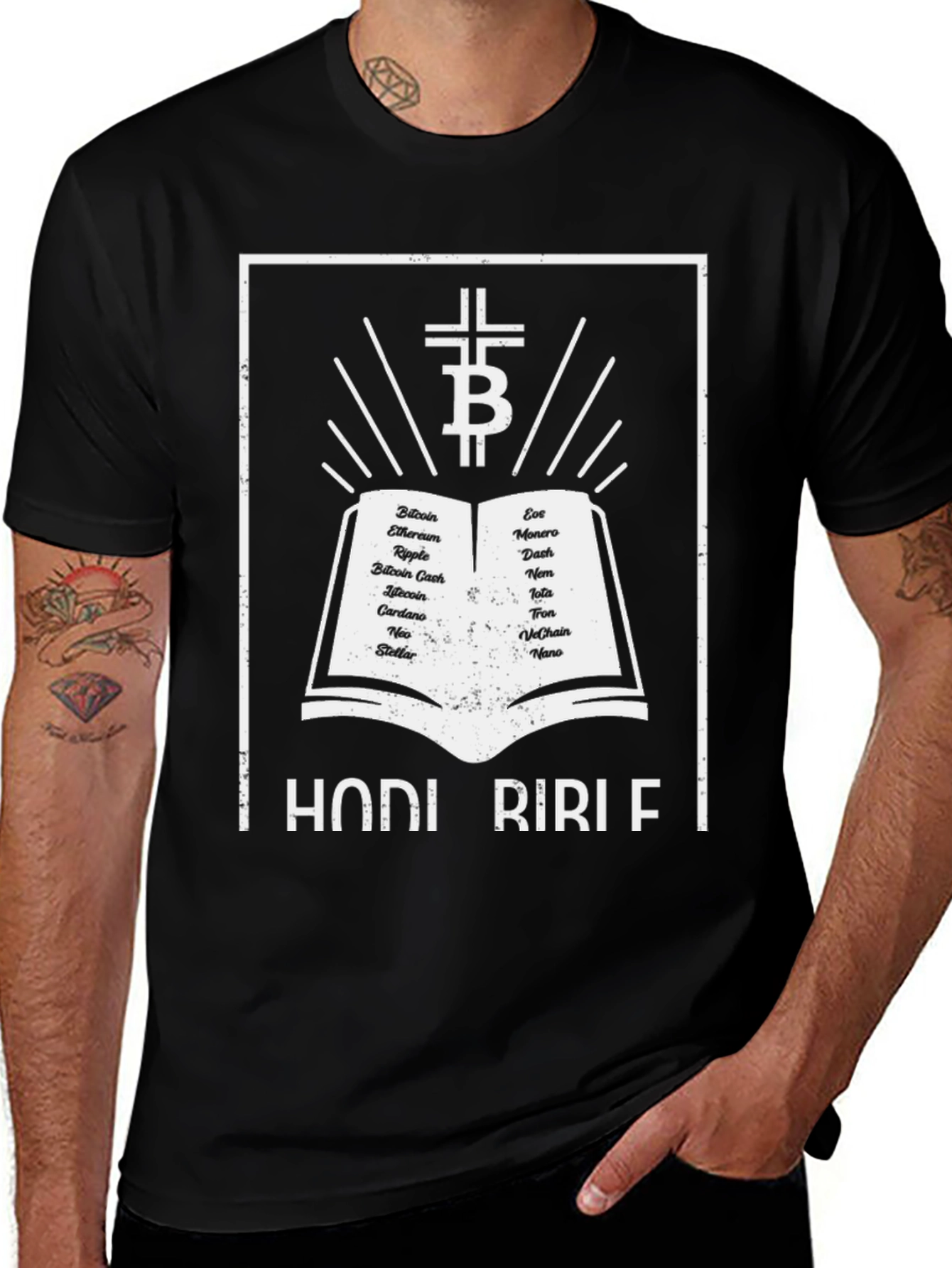 HODL Bible Crypto T-Shirt - Bitcoin & Altcoins