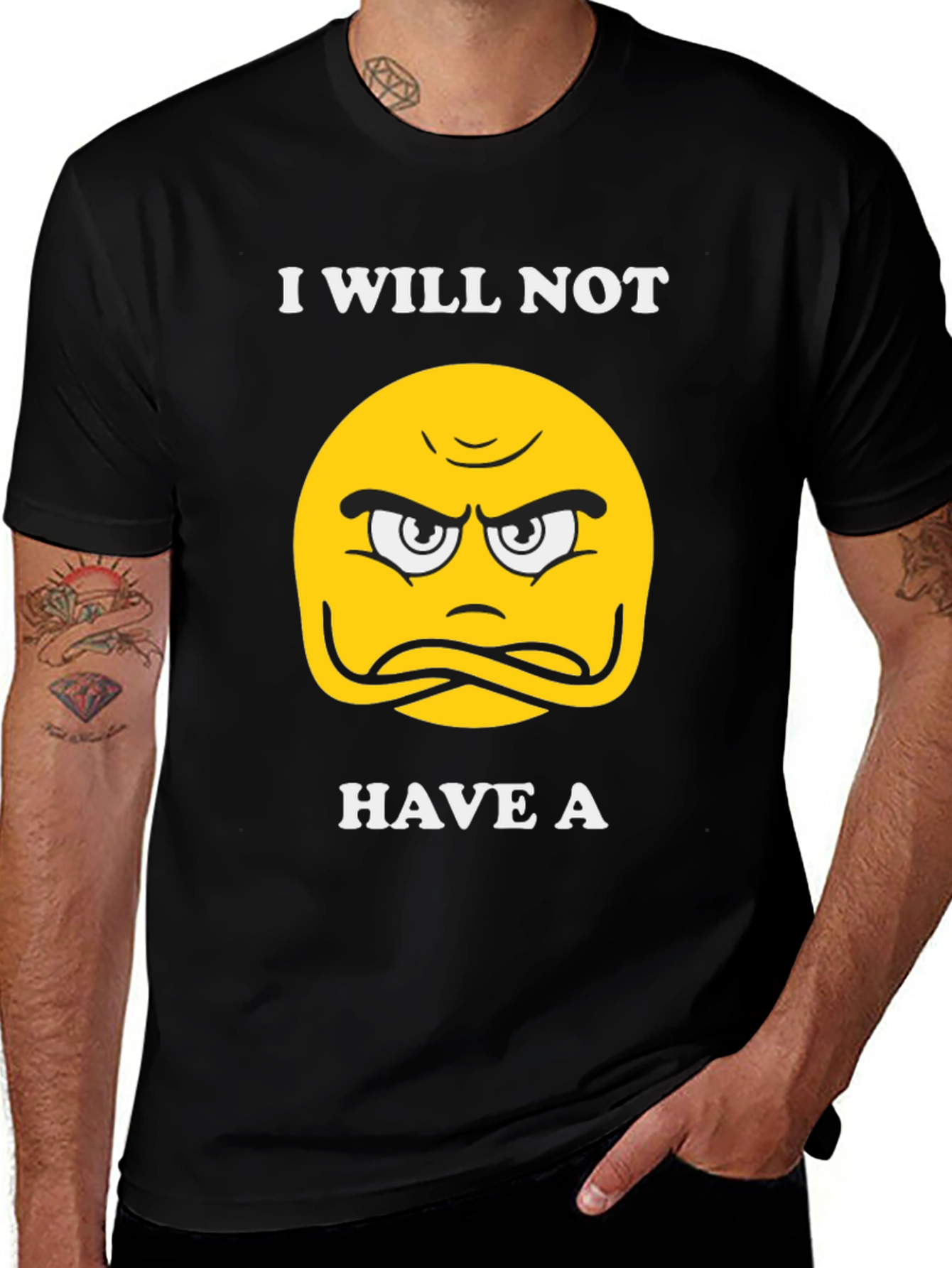 Variant 13 of Grumpy Emoji T-Shirt