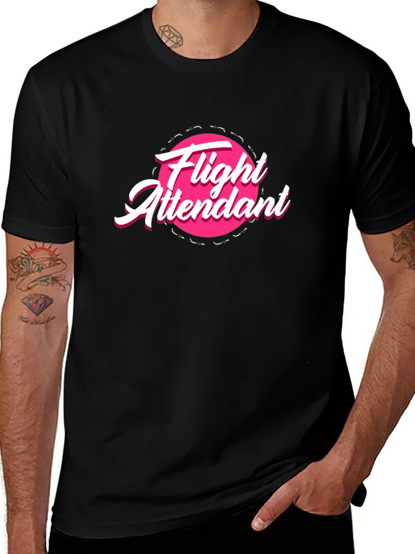 Variant 20 of Flight Attendant Graphic Tee
