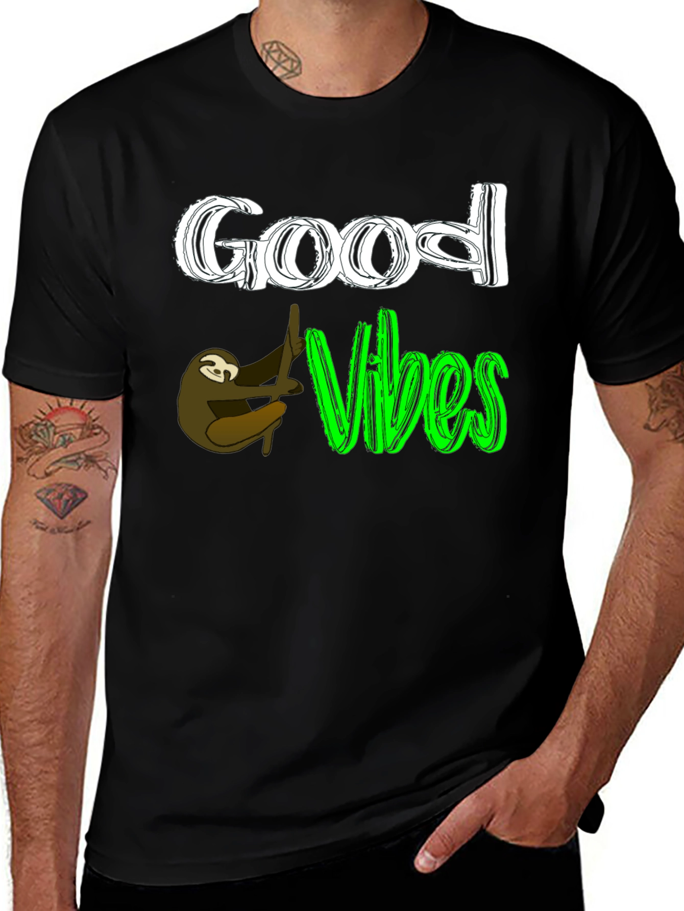 Good Vibes Sloth T-Shirt
