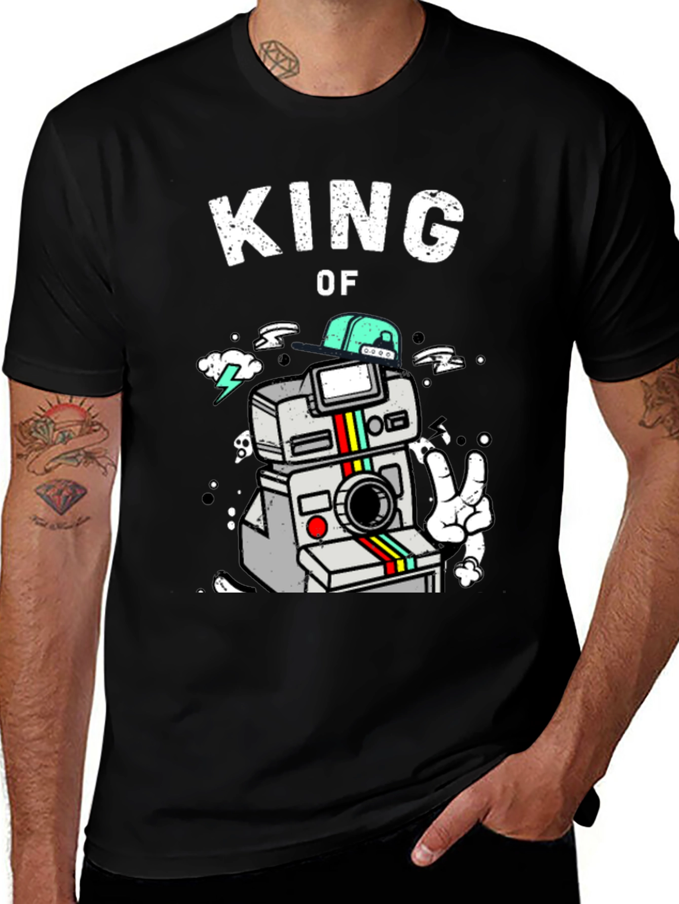Variant 30 of King of Camera T-Shirt - Photographer Gift