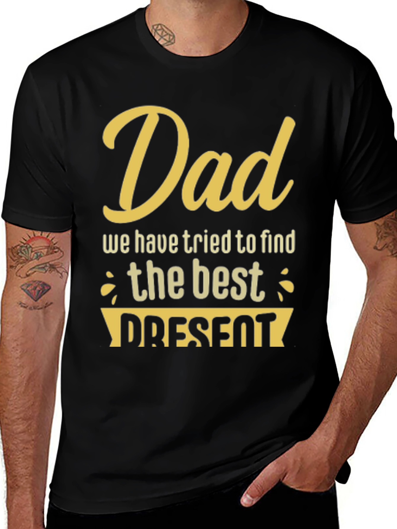Variant 15 of Dad Best Present T-Shirt