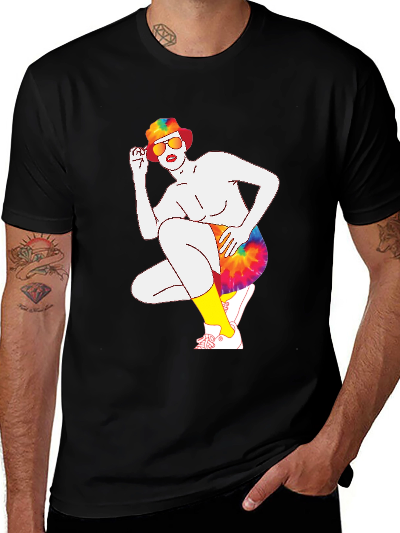 Variant 22 of Retro Tie Dye T-Shirt