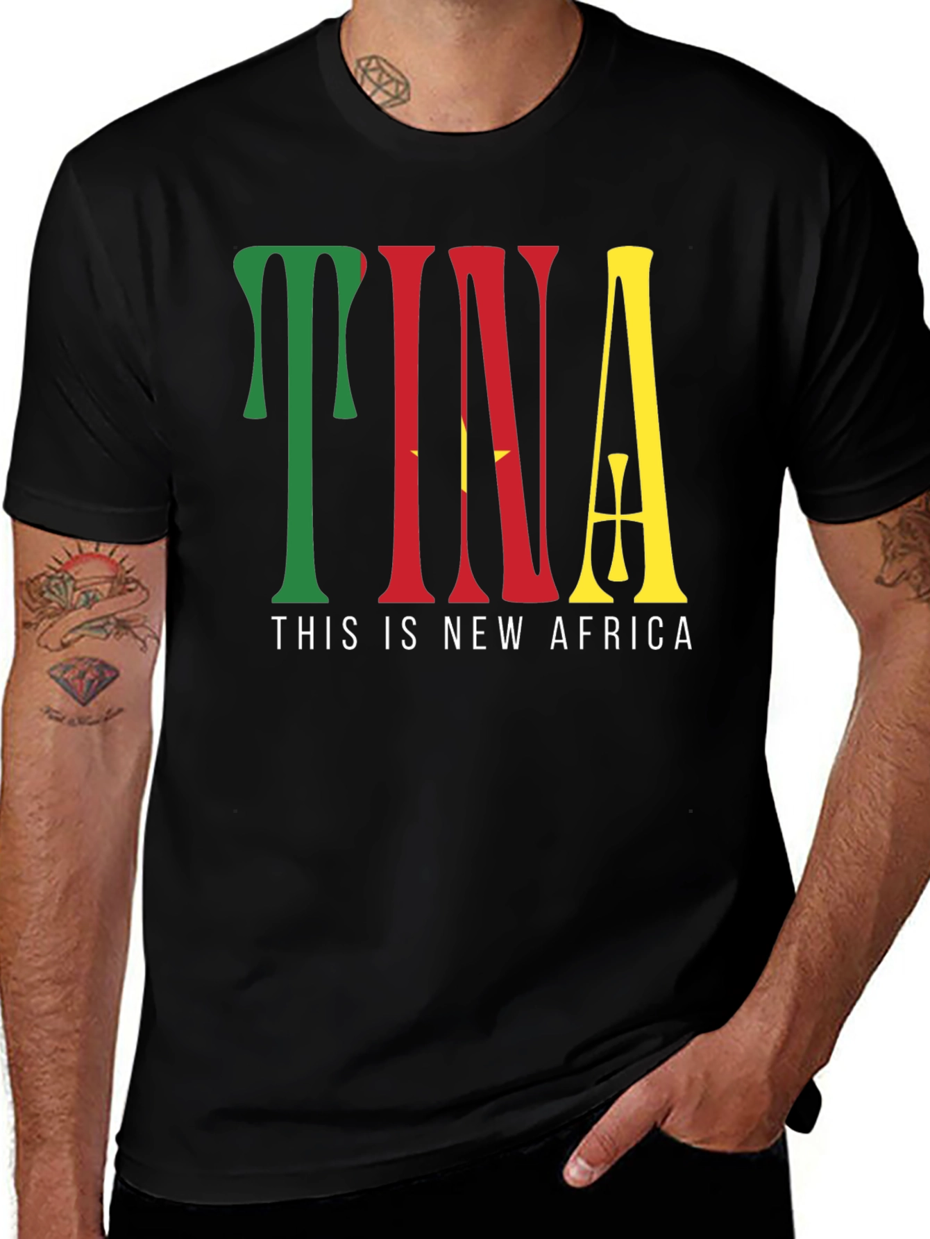 Variant 6 of TINA This is New Africa Graphic Tee