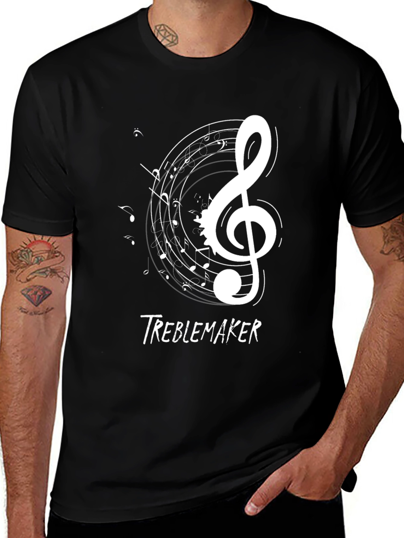 Variant 7 of Treblemaker Graphic Tee - Musical Humor T-Shirt
