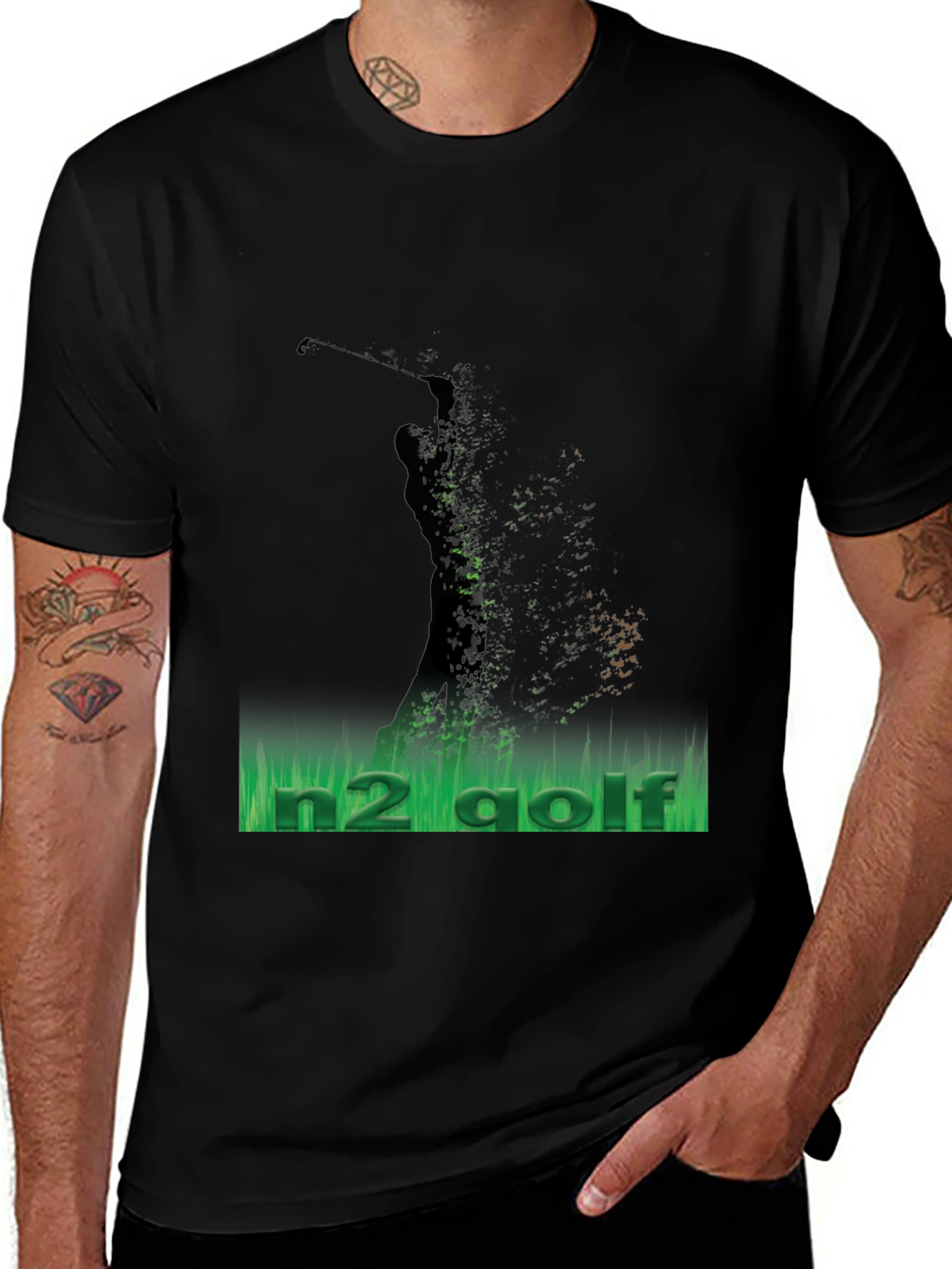 Golf Swing T-Shirt - N2 Golf Design