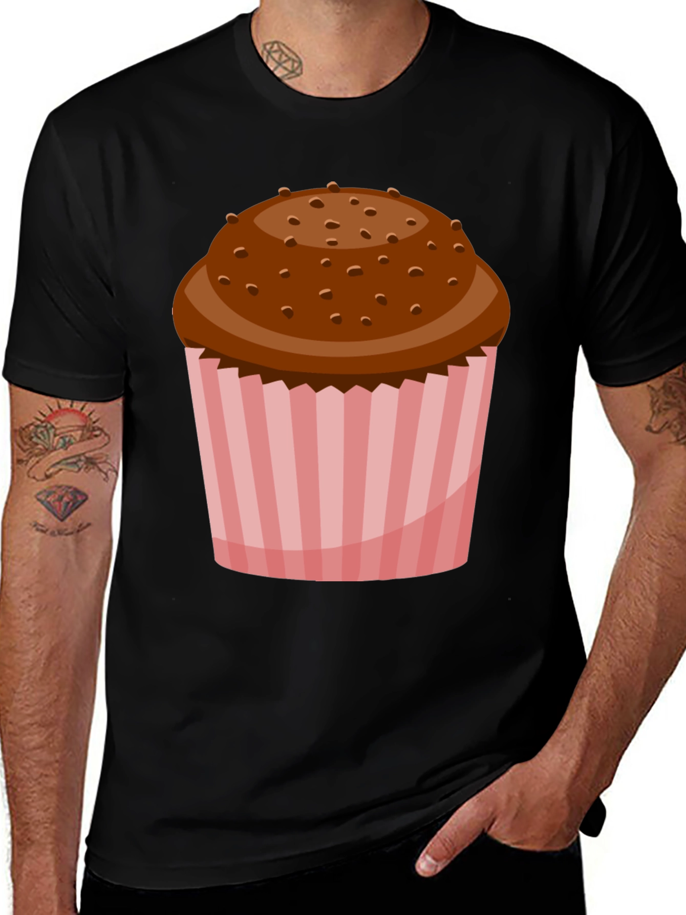 Variant 23 of Cupcake Graphic Tee - Sweet Treat Fashion