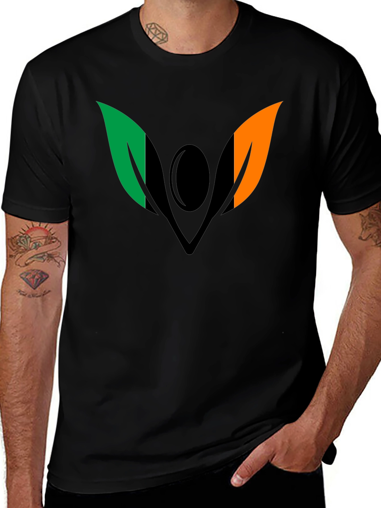 Variant 20 of Ireland Flag Inspired Graphic Tee