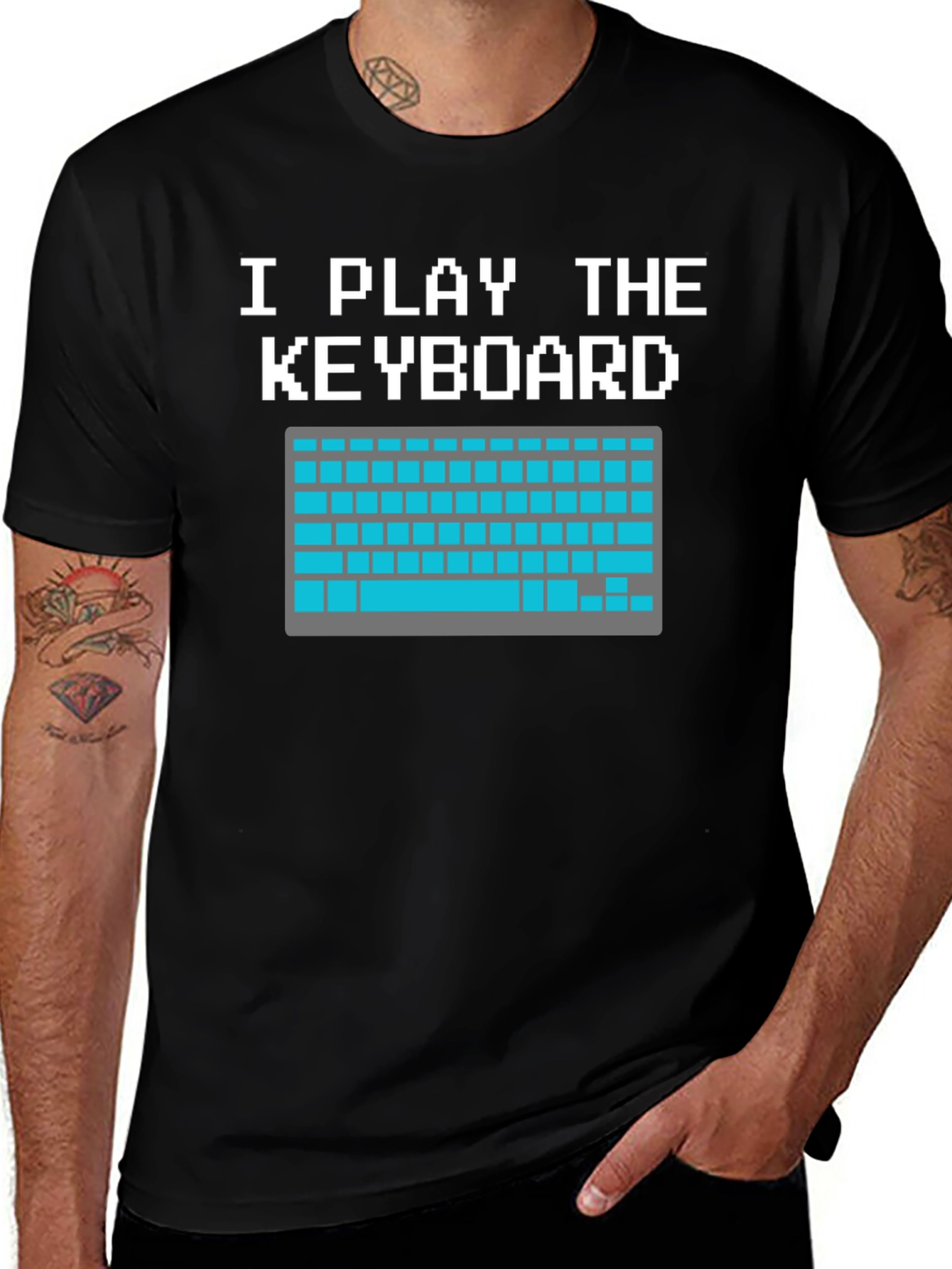 Variant 26 of I Play The Keyboard Funny T-Shirt