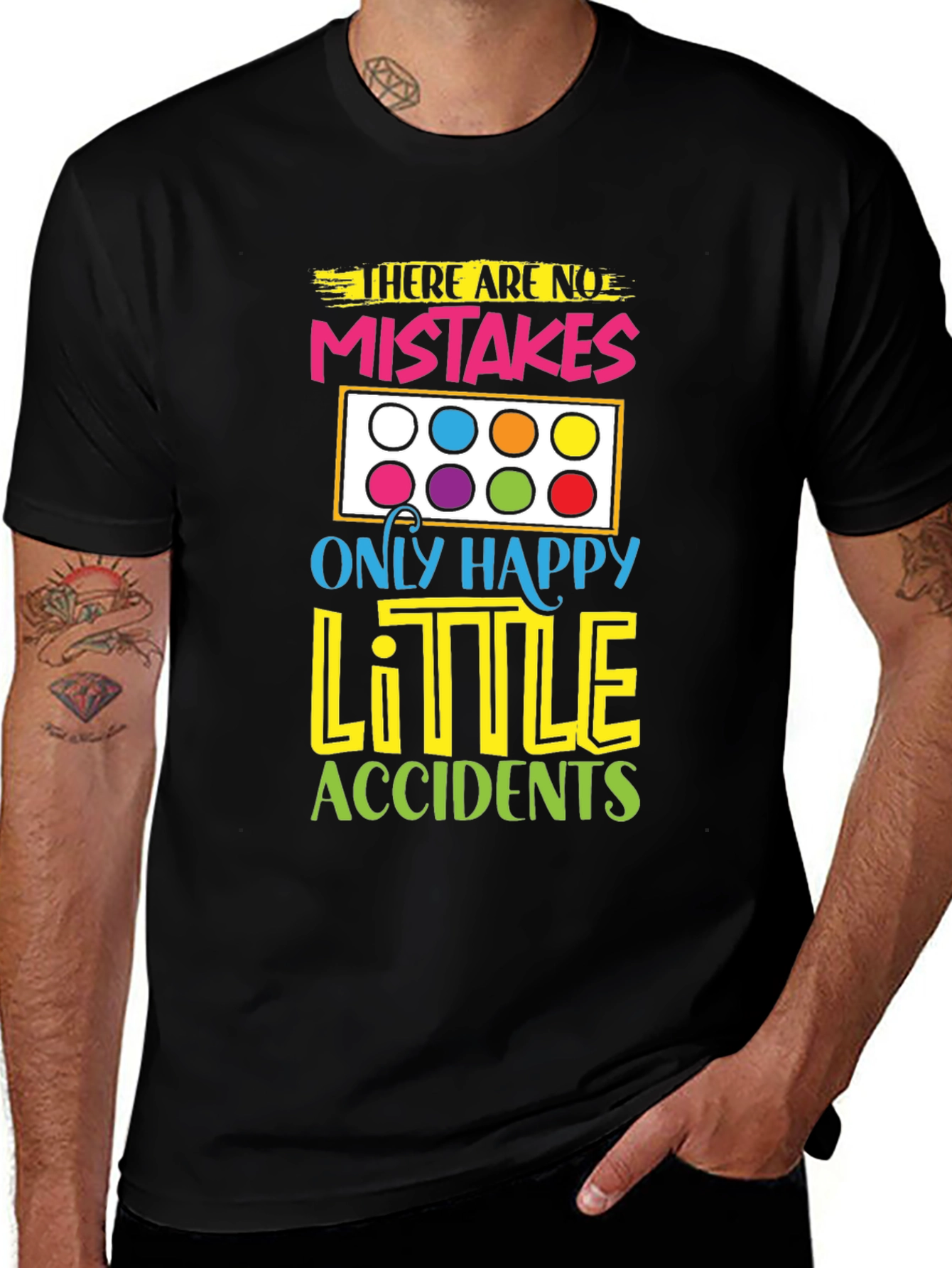 Happy Little Accidents T-Shirt Funny Art Design
