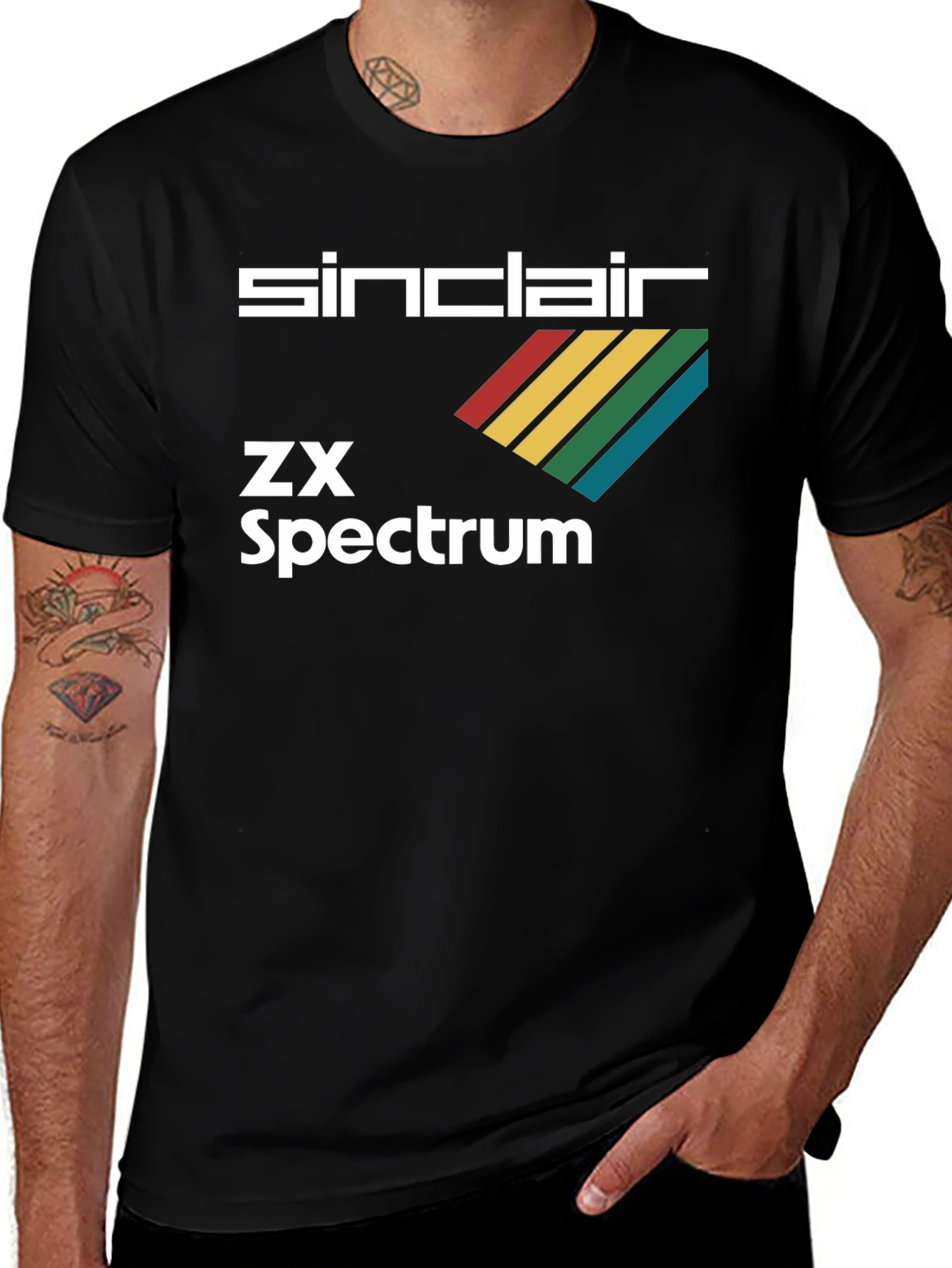 Sinclair ZX Spectrum T-Shirt Retro Computer Gaming Tee