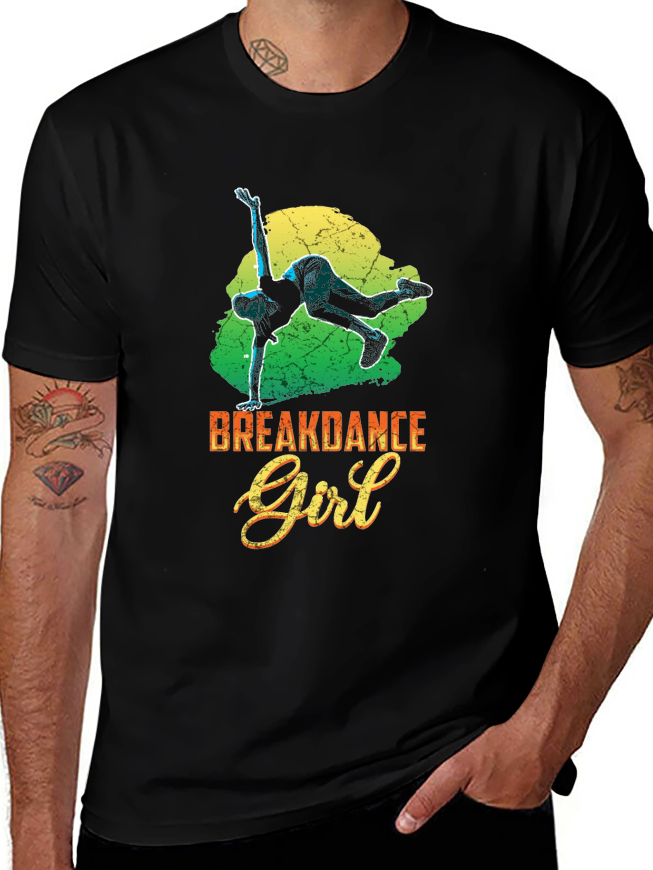 Variant 23 of Breakdance Girl Graphic Tee - Stylish Streetwear